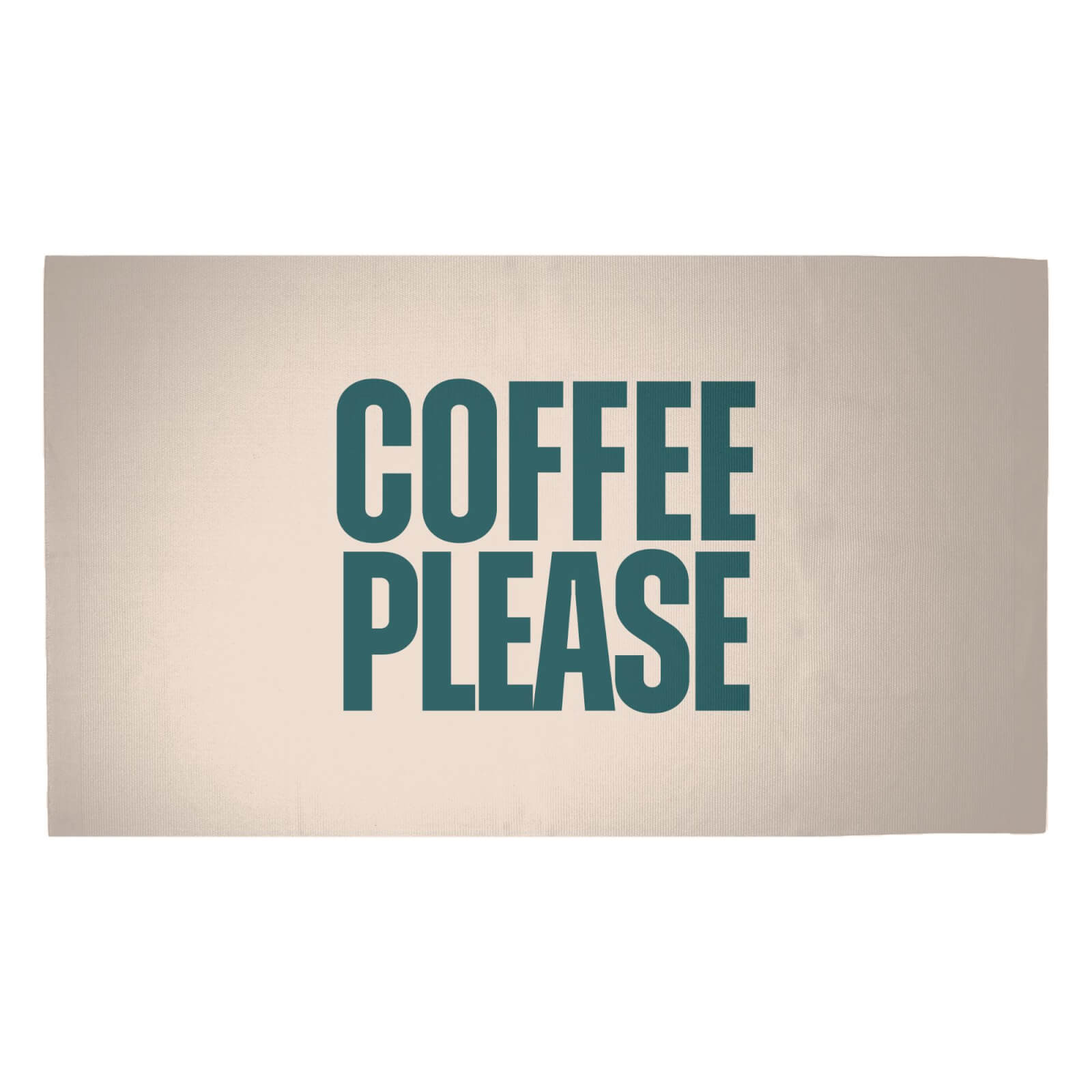 Coffee Please Woven Rug - Medium