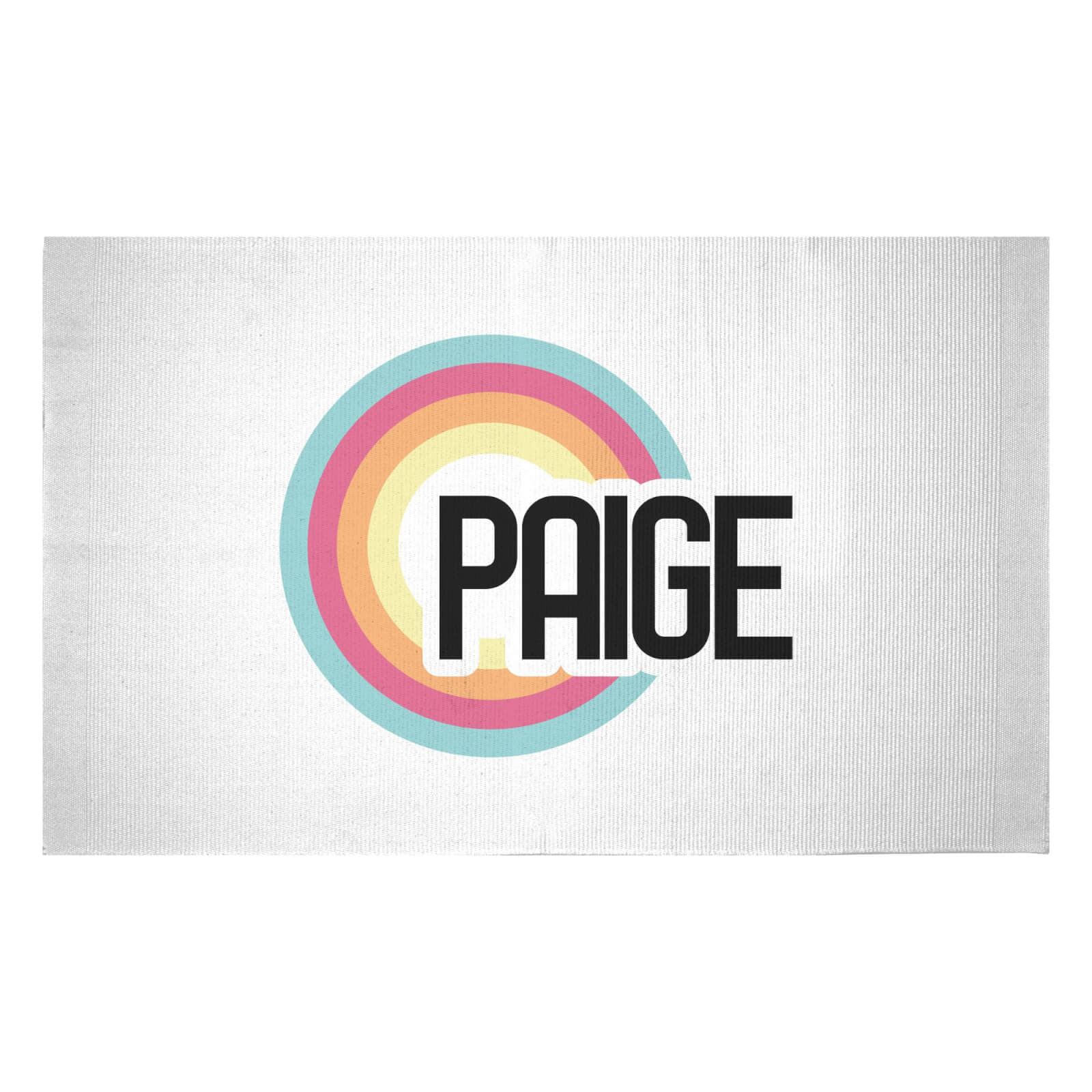 Paige Rainbow Woven Rug - Small