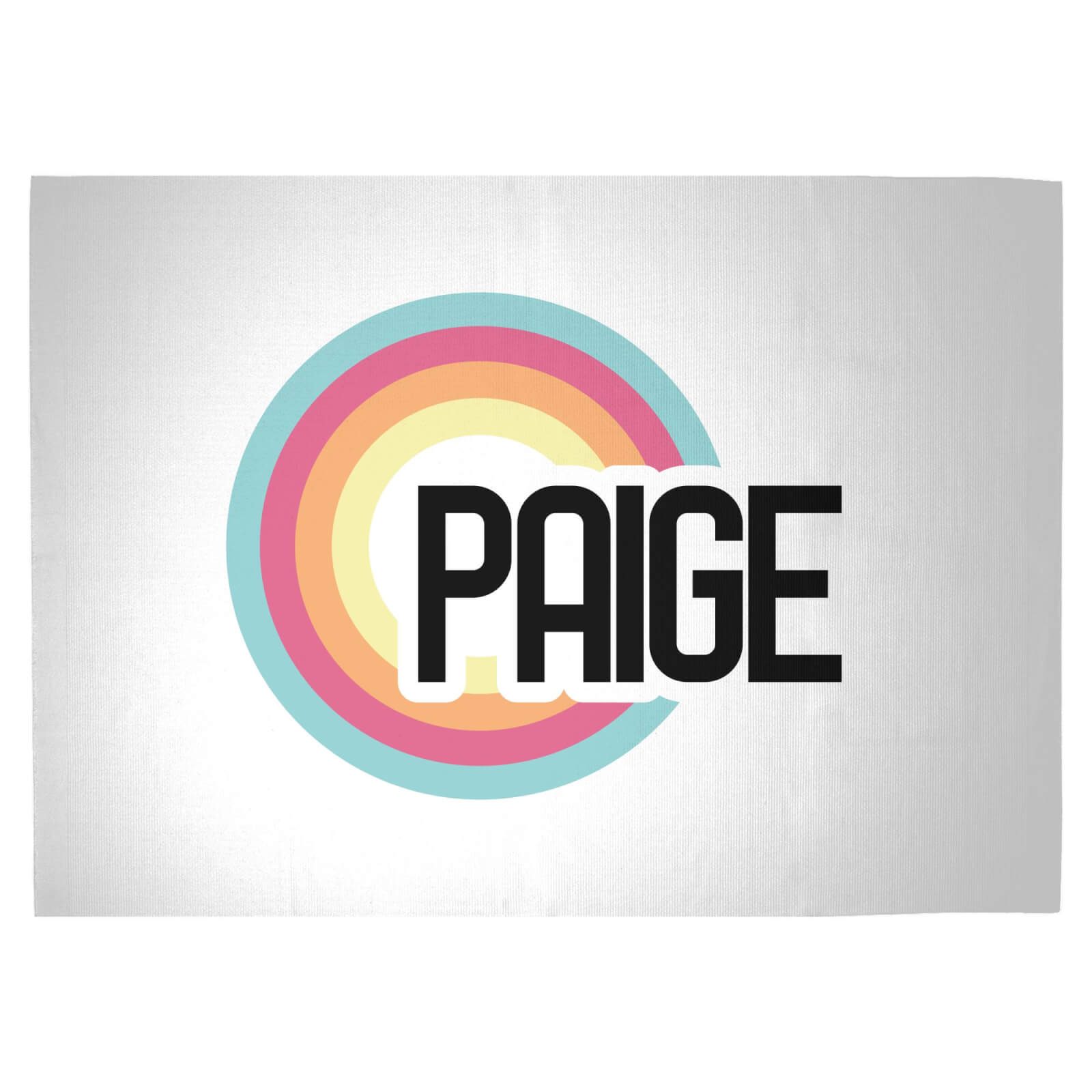 Paige Rainbow Woven Rug - Large