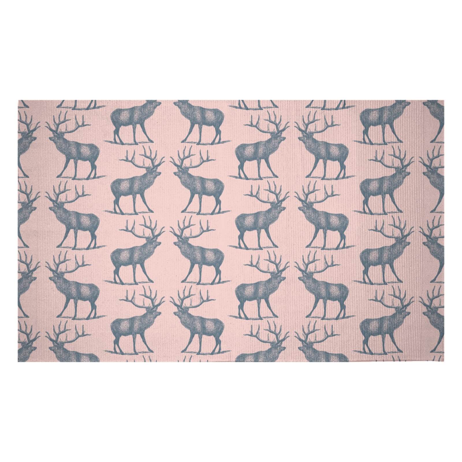 Deer Woven Rug - Small