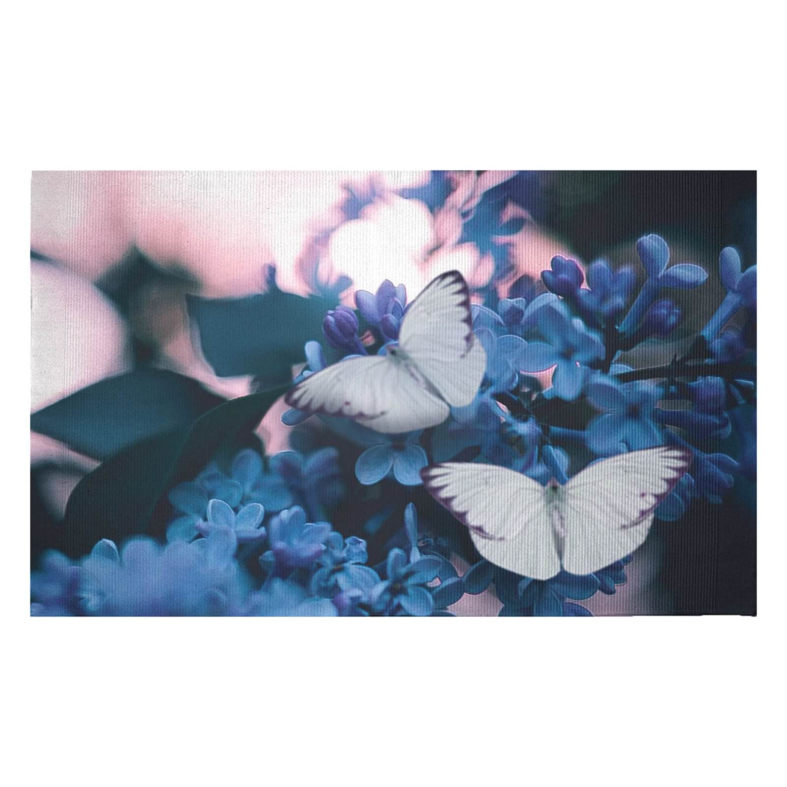 Butterflies Woven Rug - Small