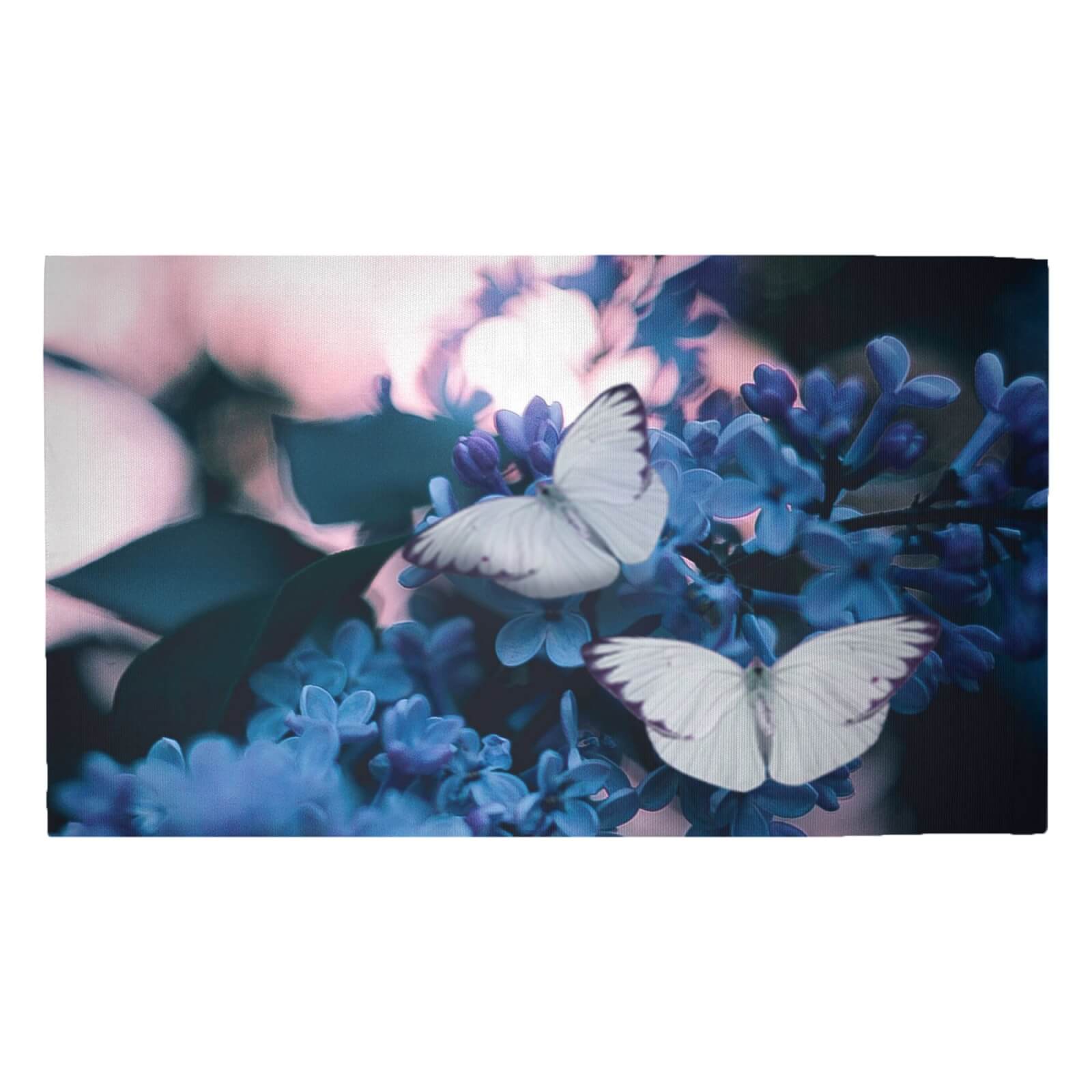 Butterflies Woven Rug - Medium