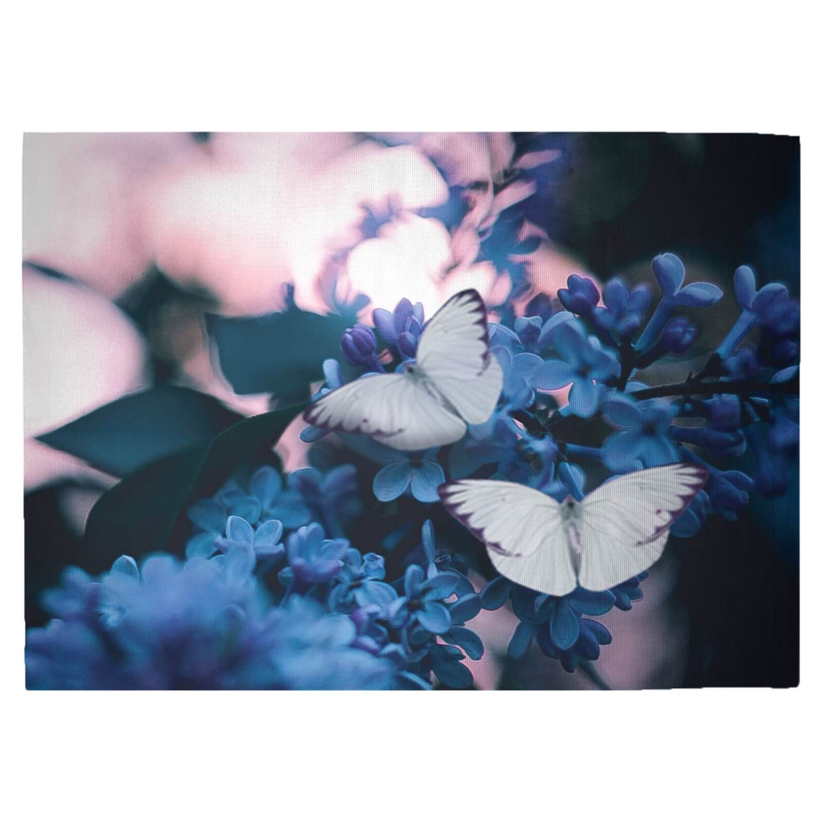 Butterflies Woven Rug - Large