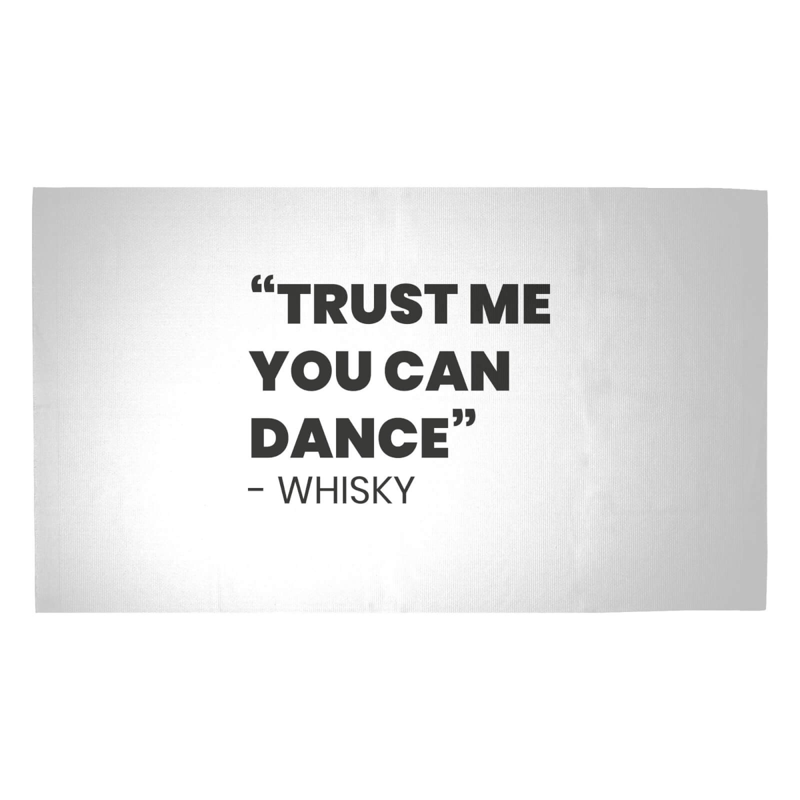 Trust Me You Can Dance - Whisky Woven Rug - Medium