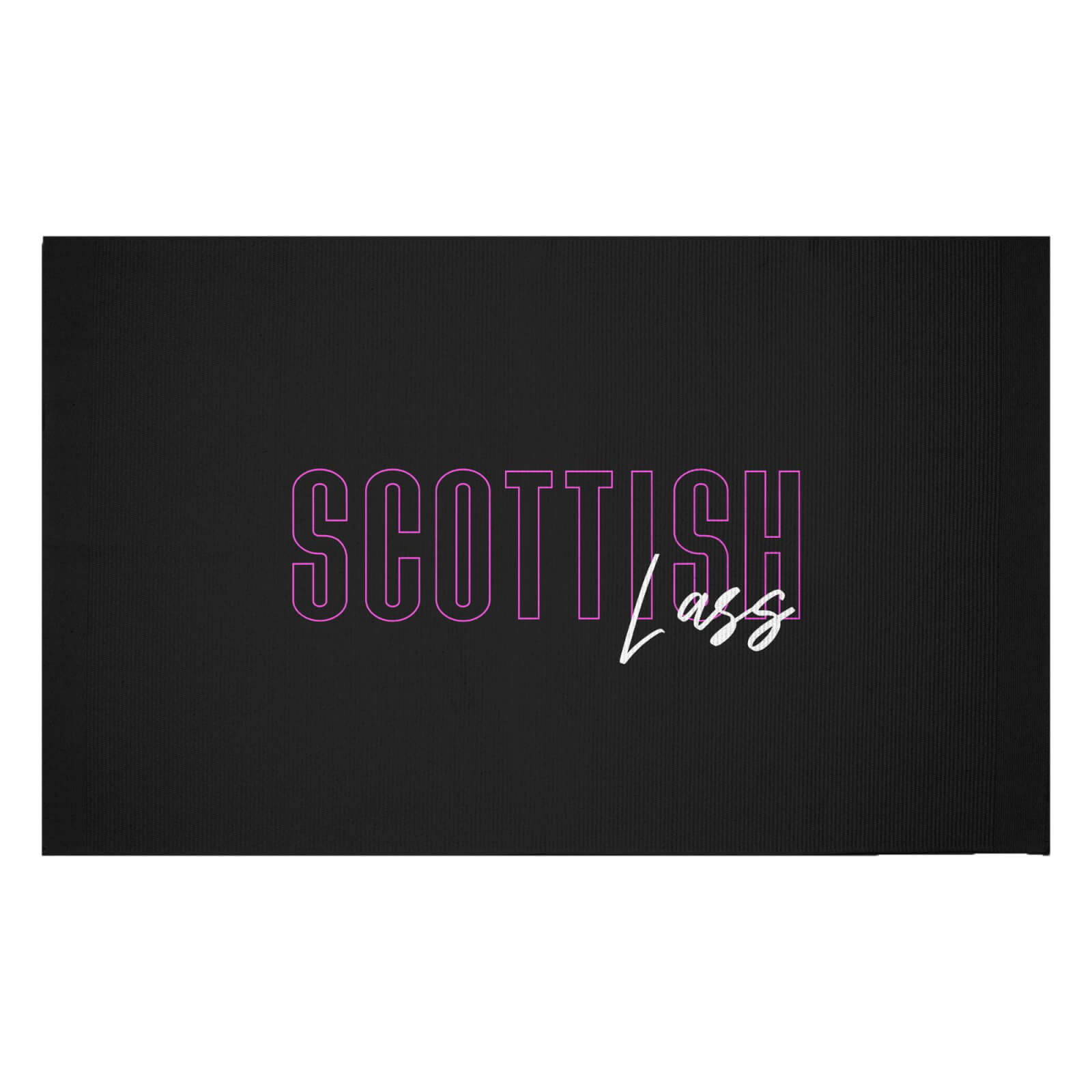 Scottish Lass Woven Rug - Small