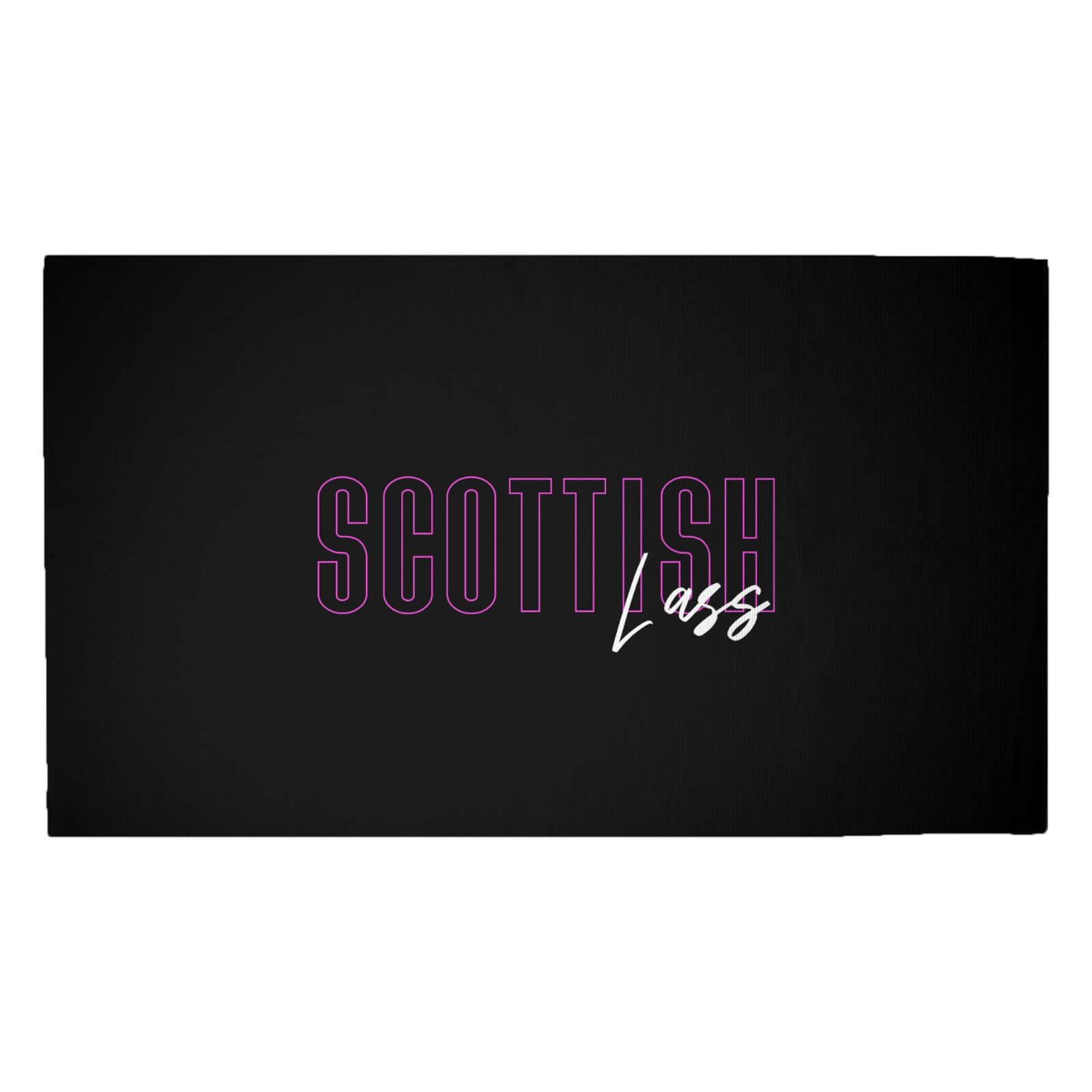 Scottish Lass Woven Rug - Medium