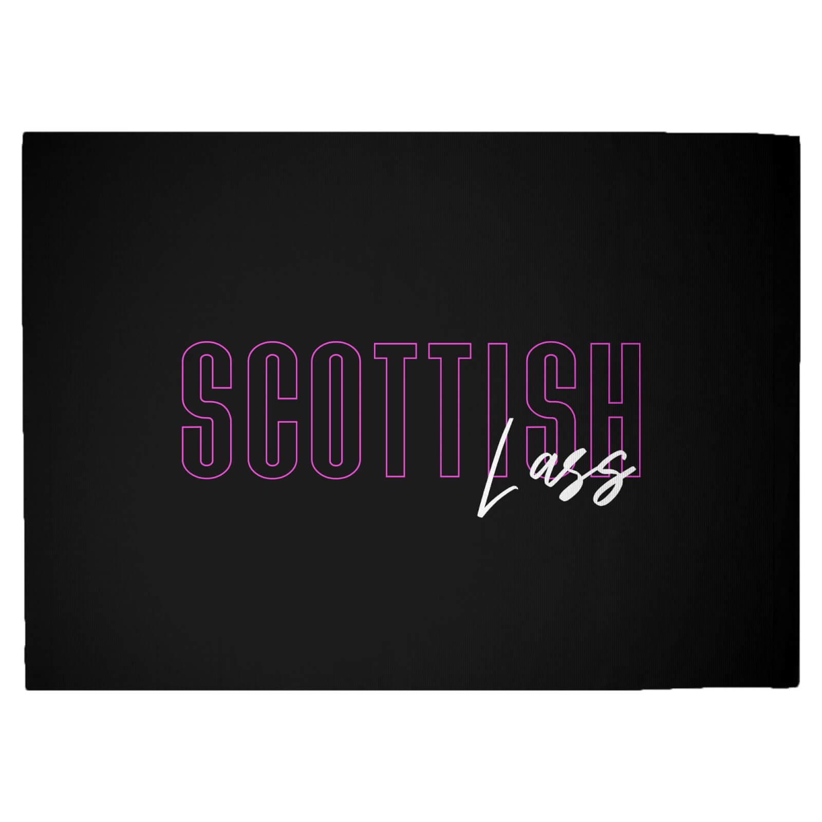 Scottish Lass Woven Rug - Large