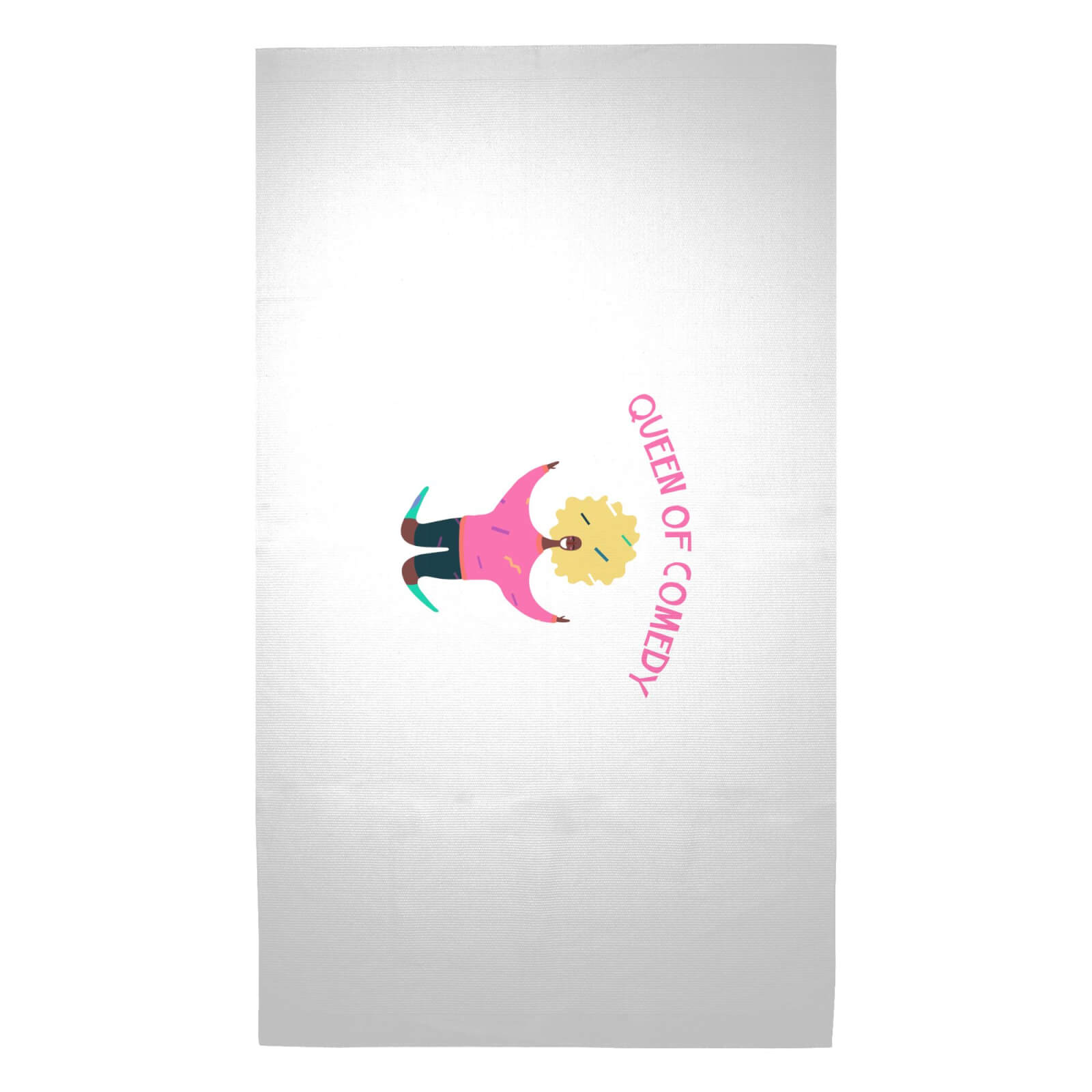Queen Of Comedy Woven Rug - Medium