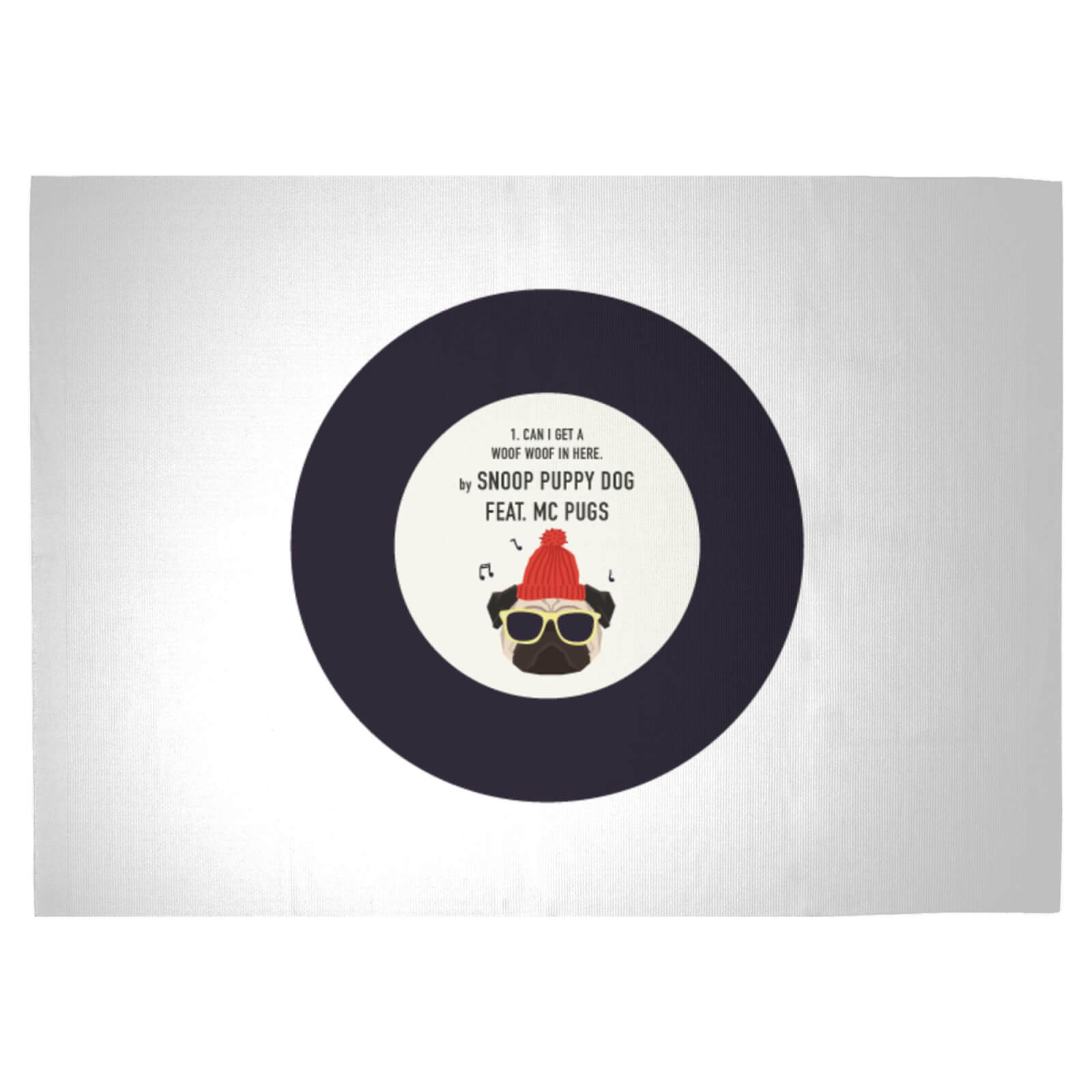 Snoop Puppy Dog Woven Rug - Large