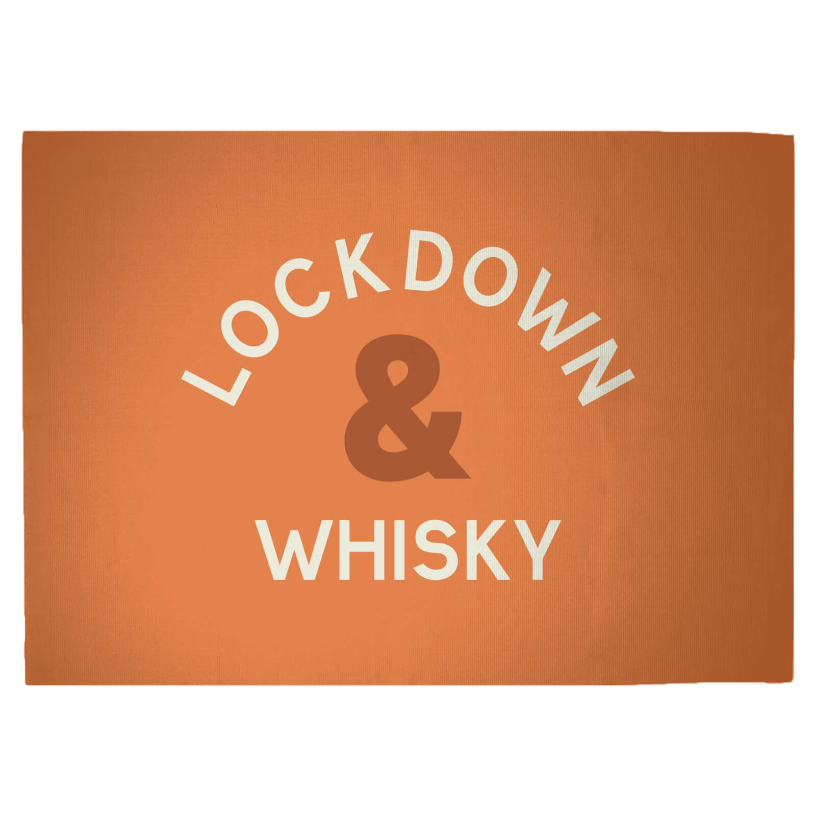 Lockdown & Whisky Woven Rug - Large