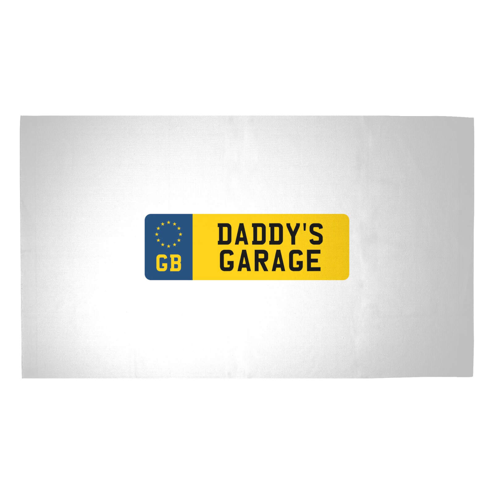 Daddy's Garage Woven Rug - Medium