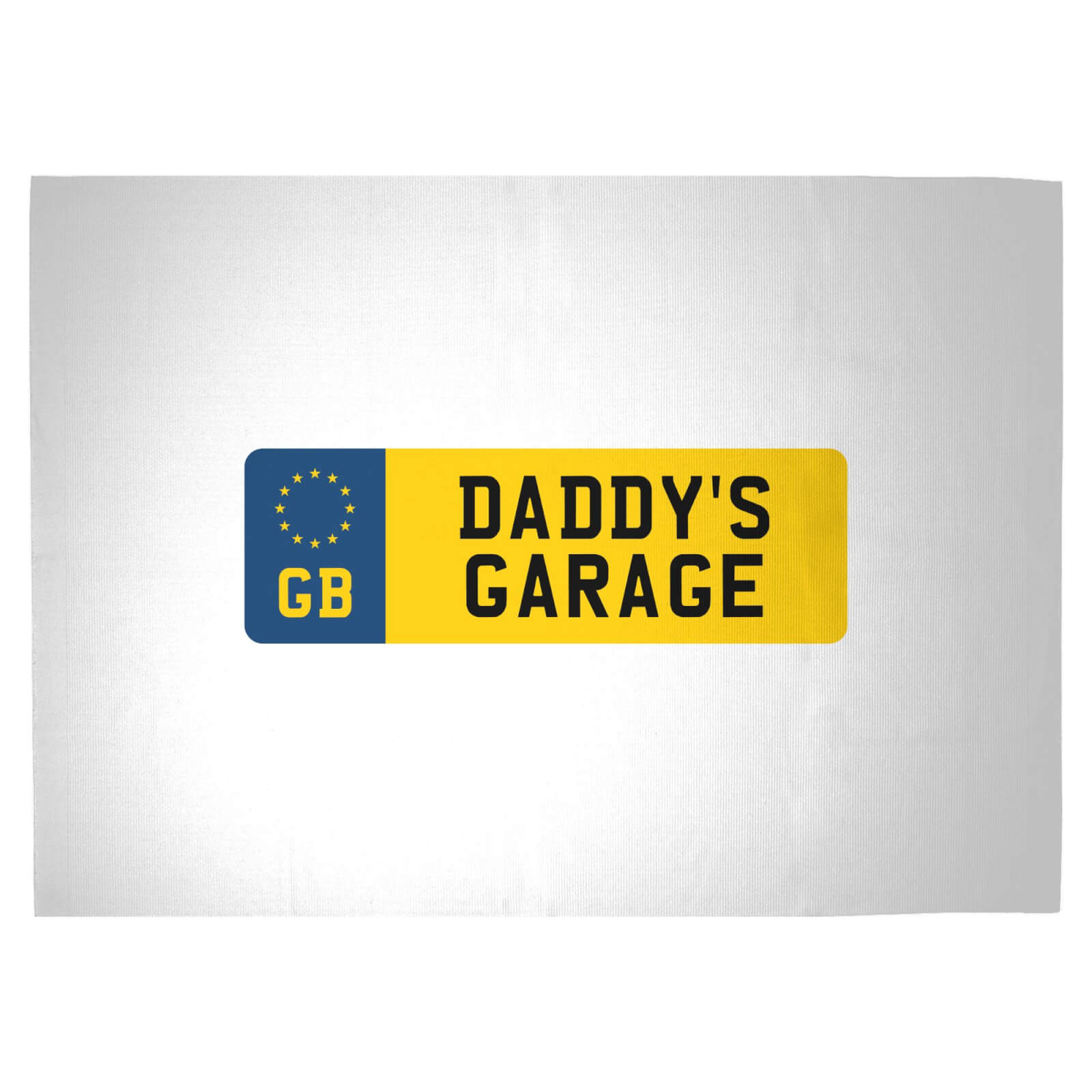 Daddy's Garage Woven Rug - Large