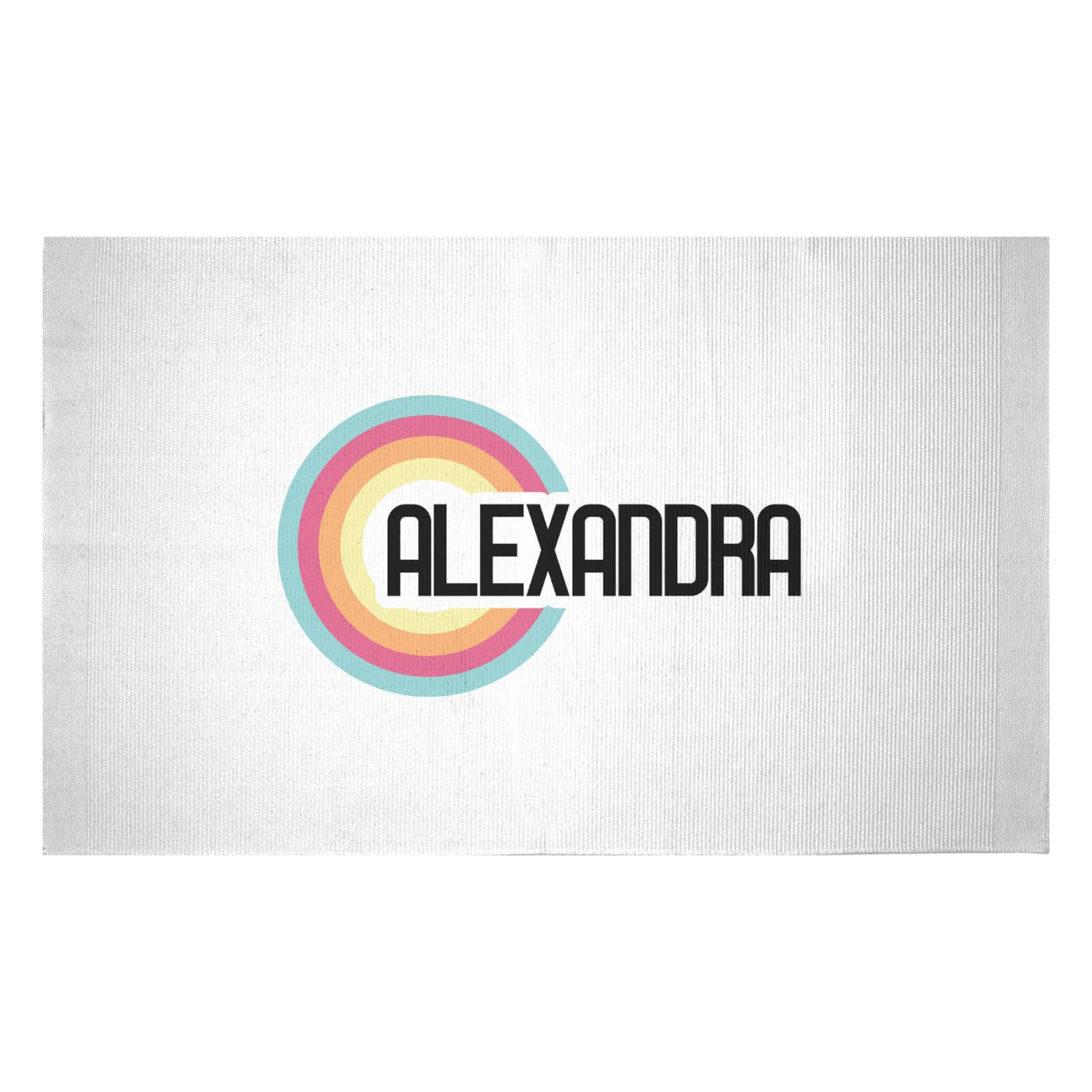 Alexandra Rainbow Woven Rug - Small