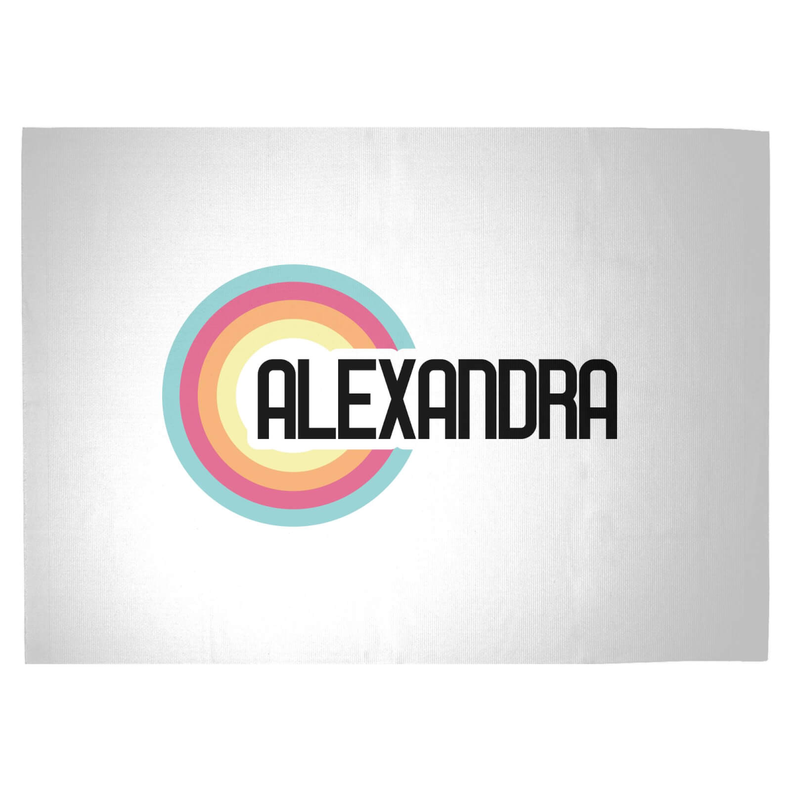 Alexandra Rainbow Woven Rug - Large