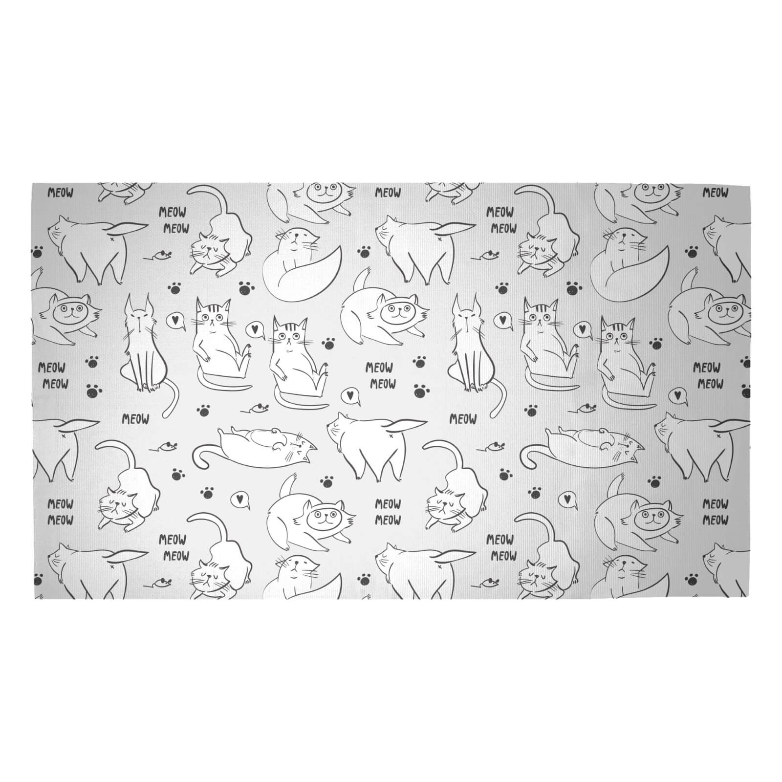Kitty Cat Woven Rug - Medium