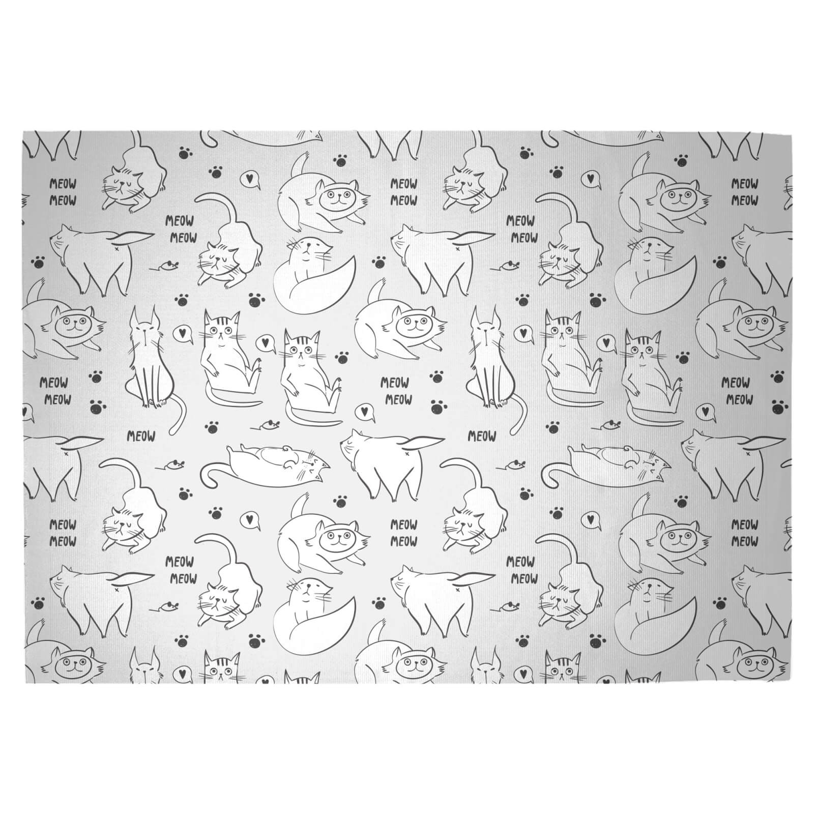 Kitty Cat Woven Rug - Large