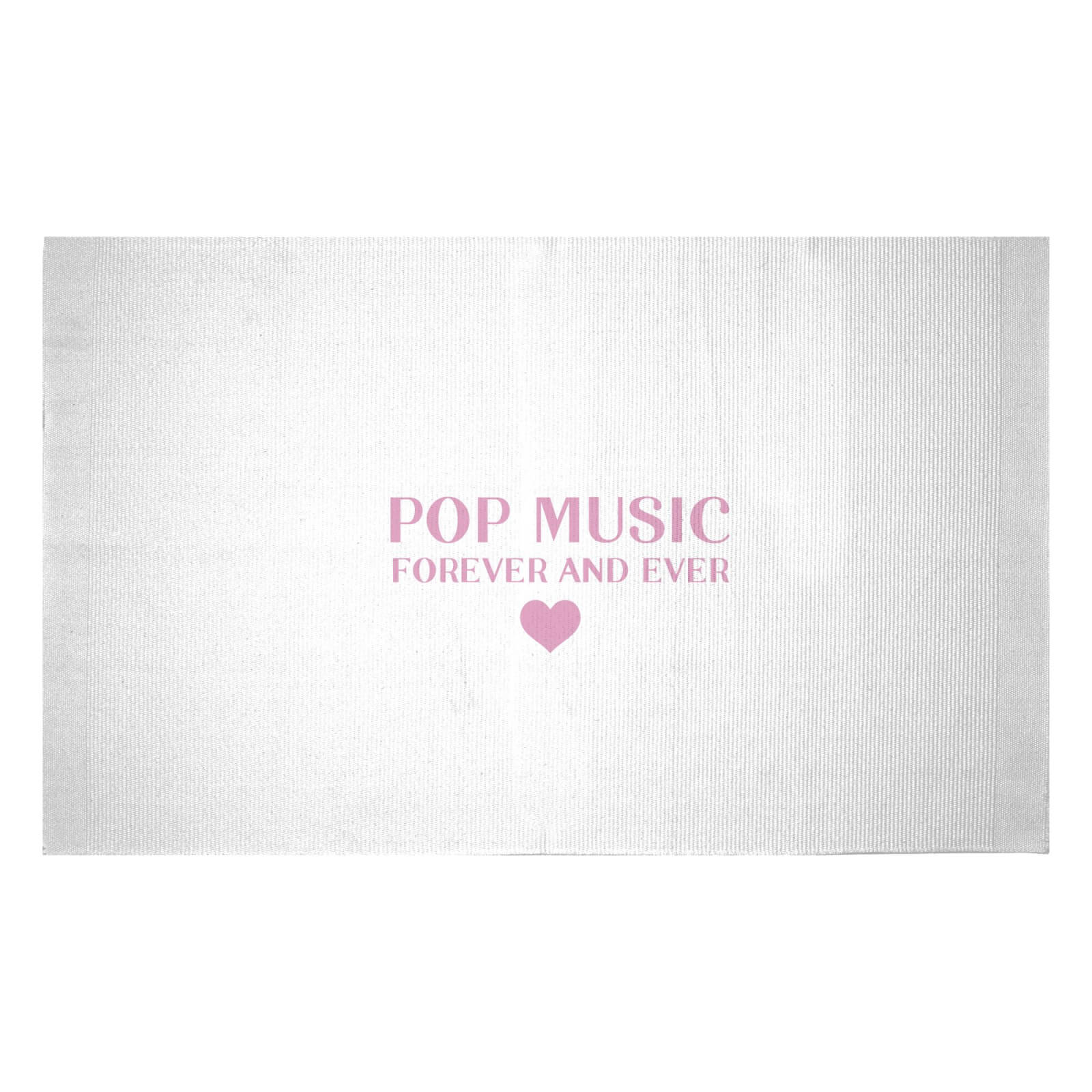 Pop Music Forever And Ever Woven Rug - Small