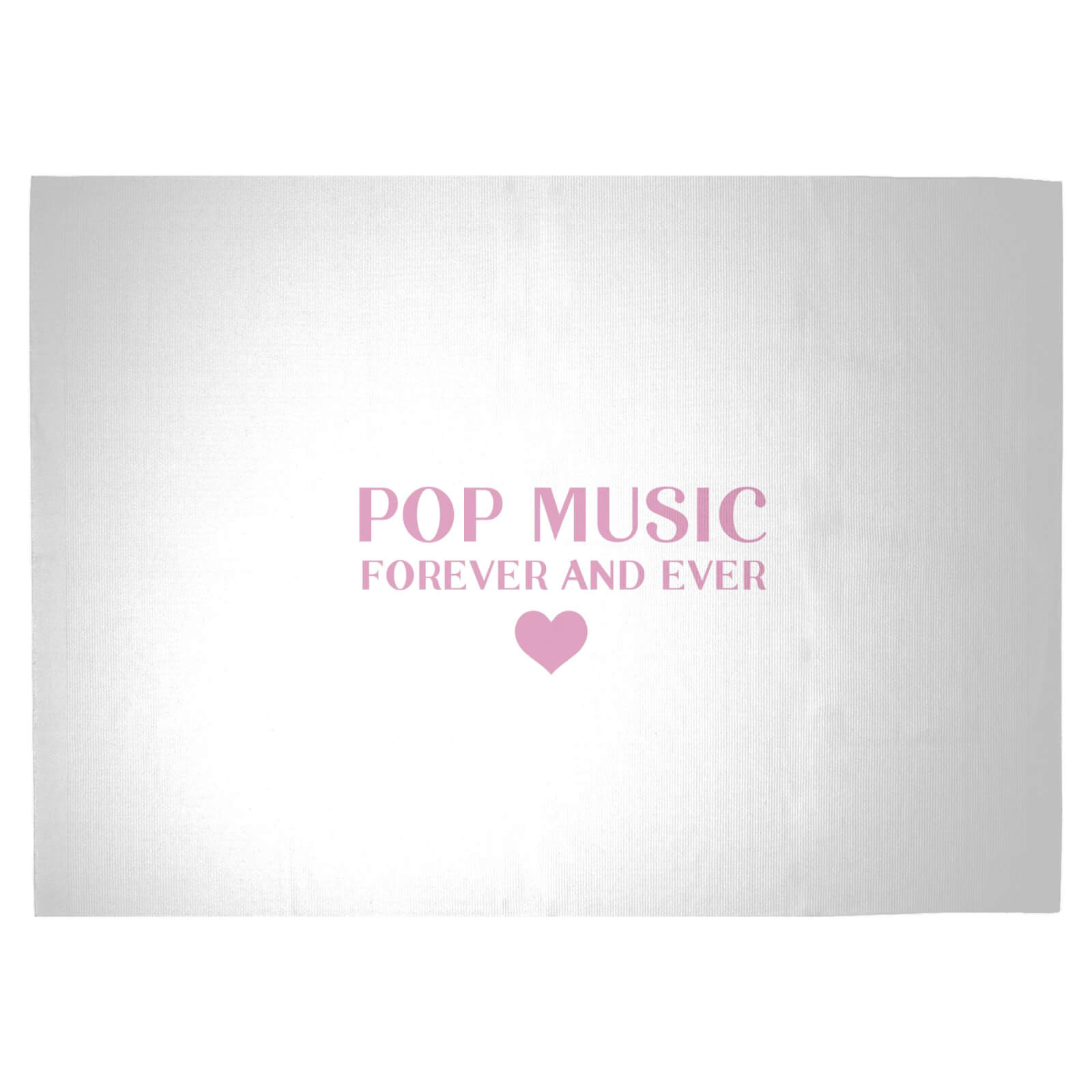 Pop Music Forever And Ever Woven Rug - Large