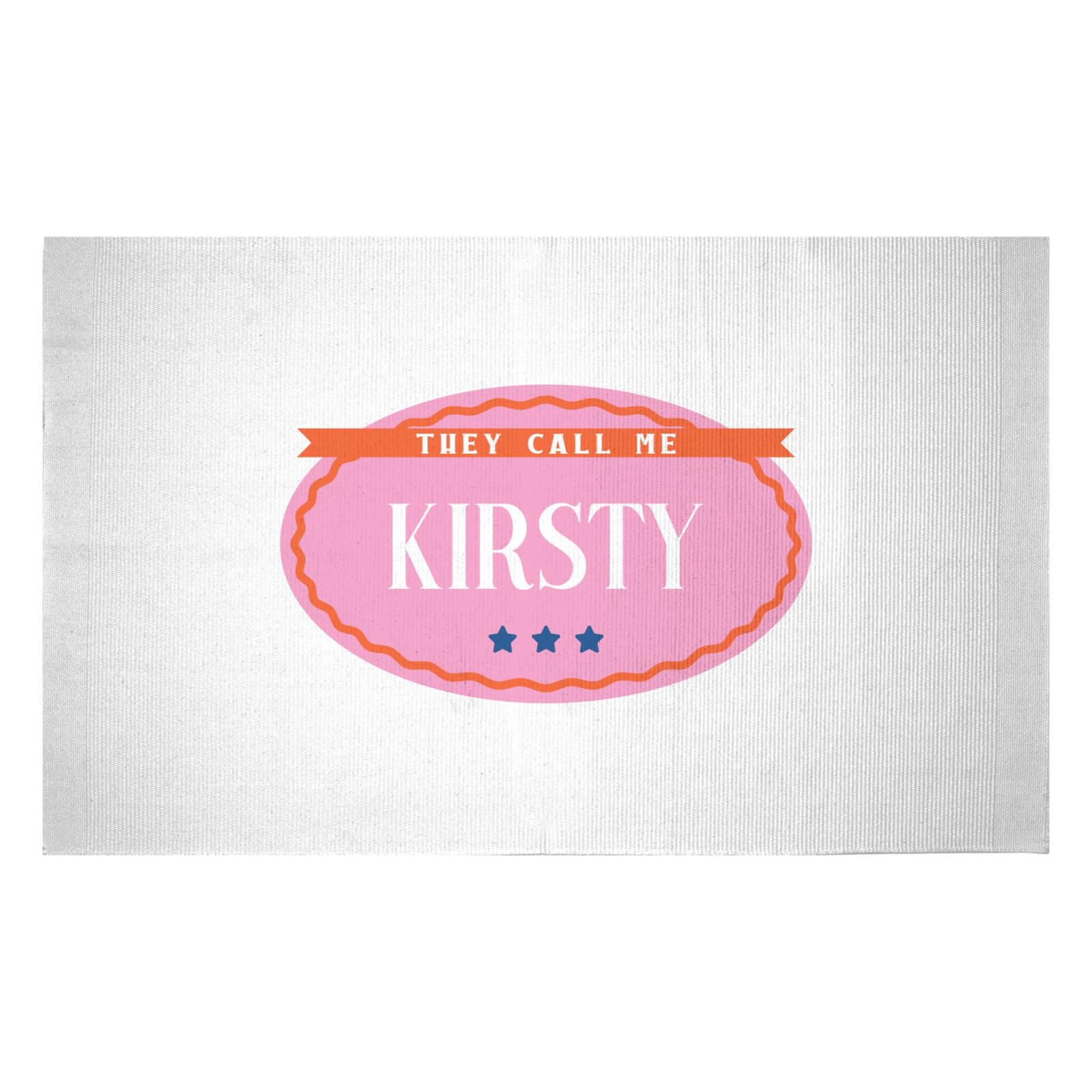 They Call Me Kirsty Woven Rug - Small