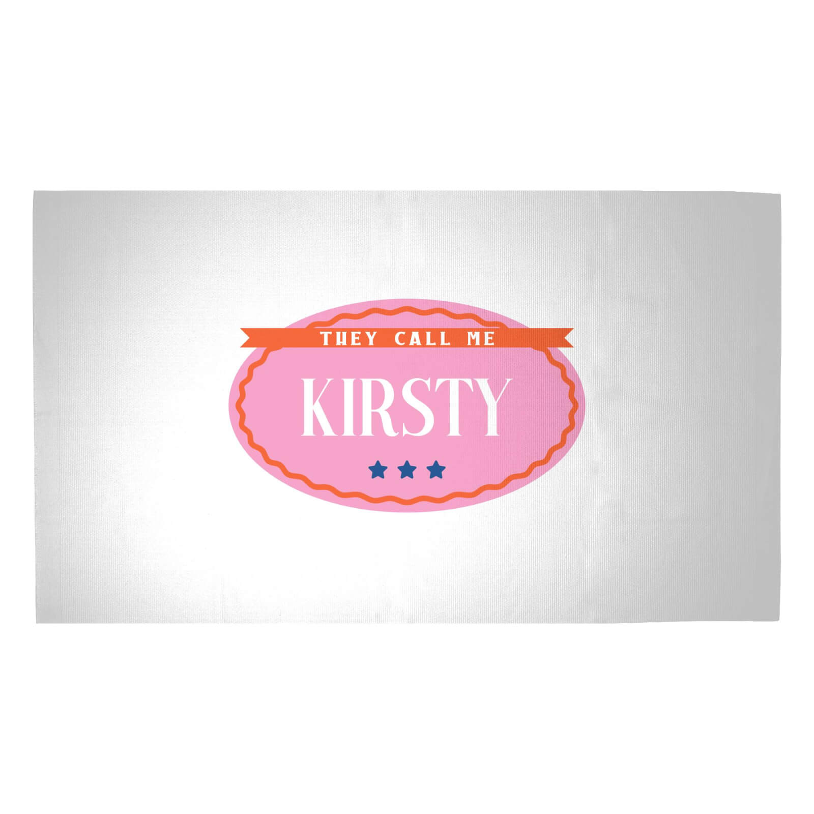 They Call Me Kirsty Woven Rug - Medium