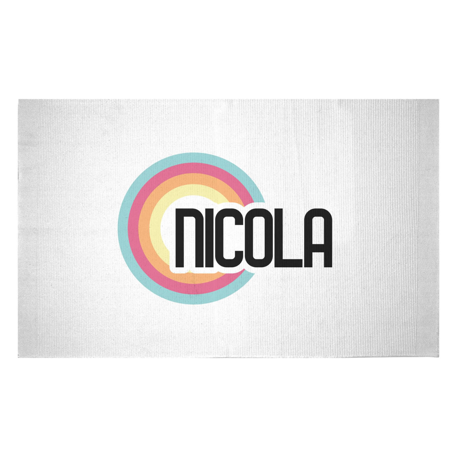 Nicola Rainbow Woven Rug - Small