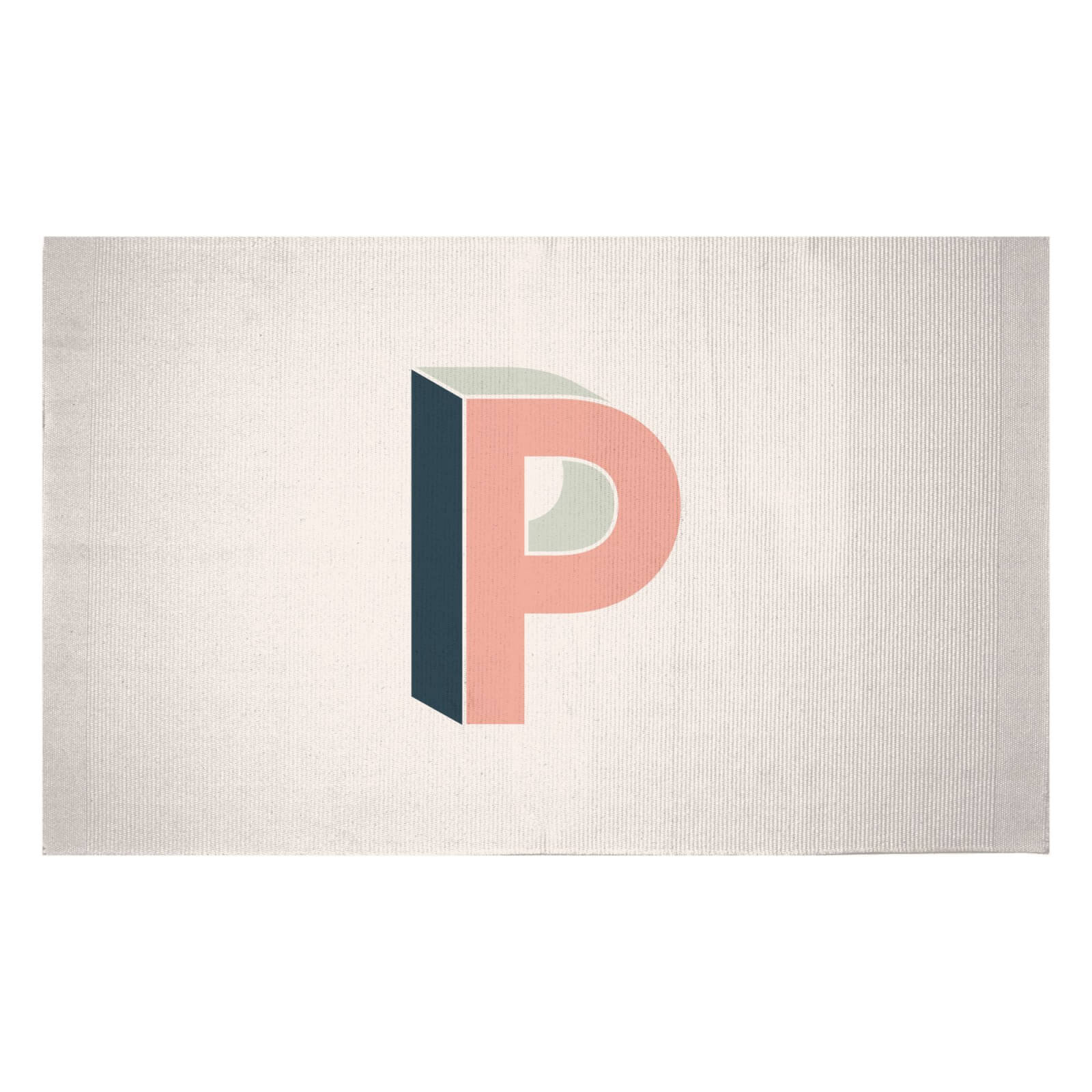 P Woven Rug - Small