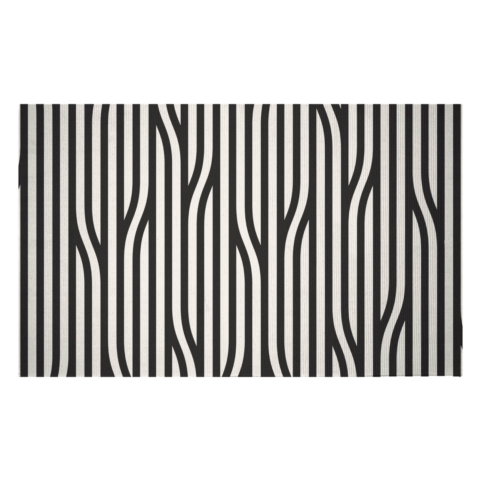 Parallel Lines Woven Rug - Small