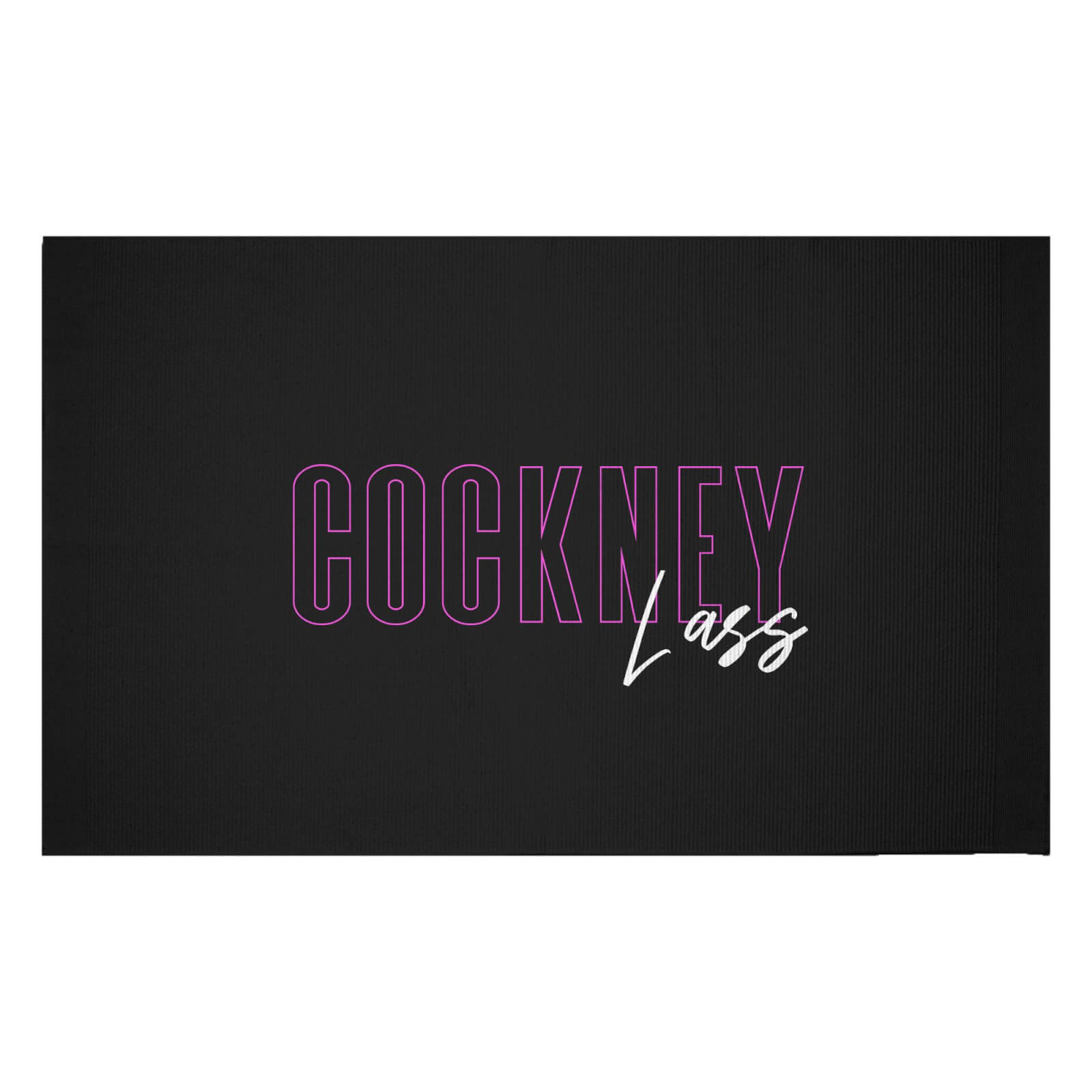 Cockney Lass Woven Rug - Small