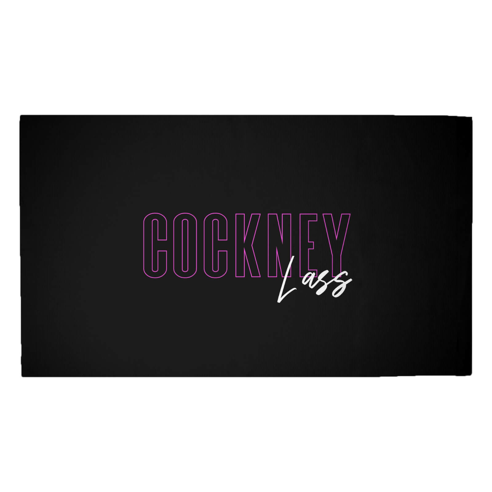 Cockney Lass Woven Rug - Medium