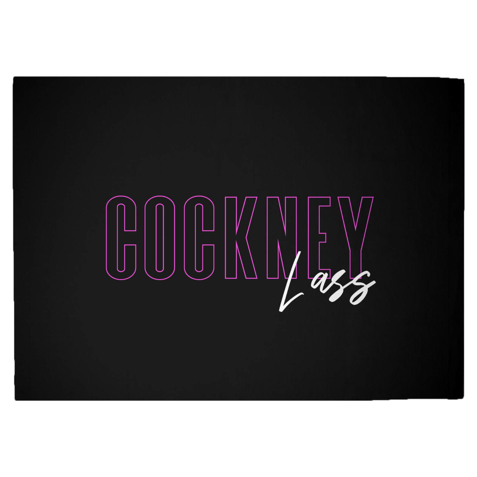 Cockney Lass Woven Rug - Large