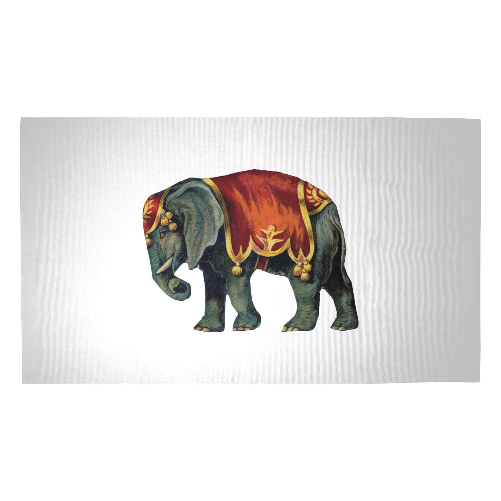 Circus Elephant Woven Rug - Medium
