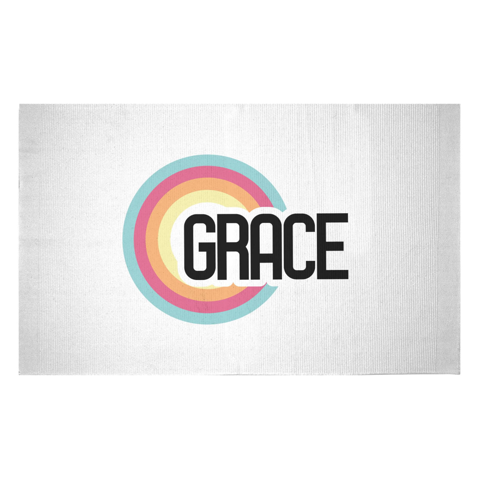 Grace Rainbow Woven Rug - Small