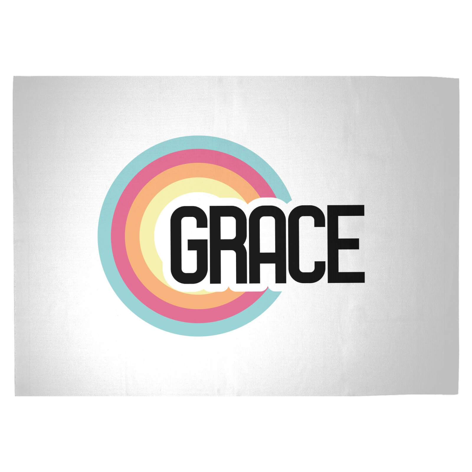 Grace Rainbow Woven Rug - Large