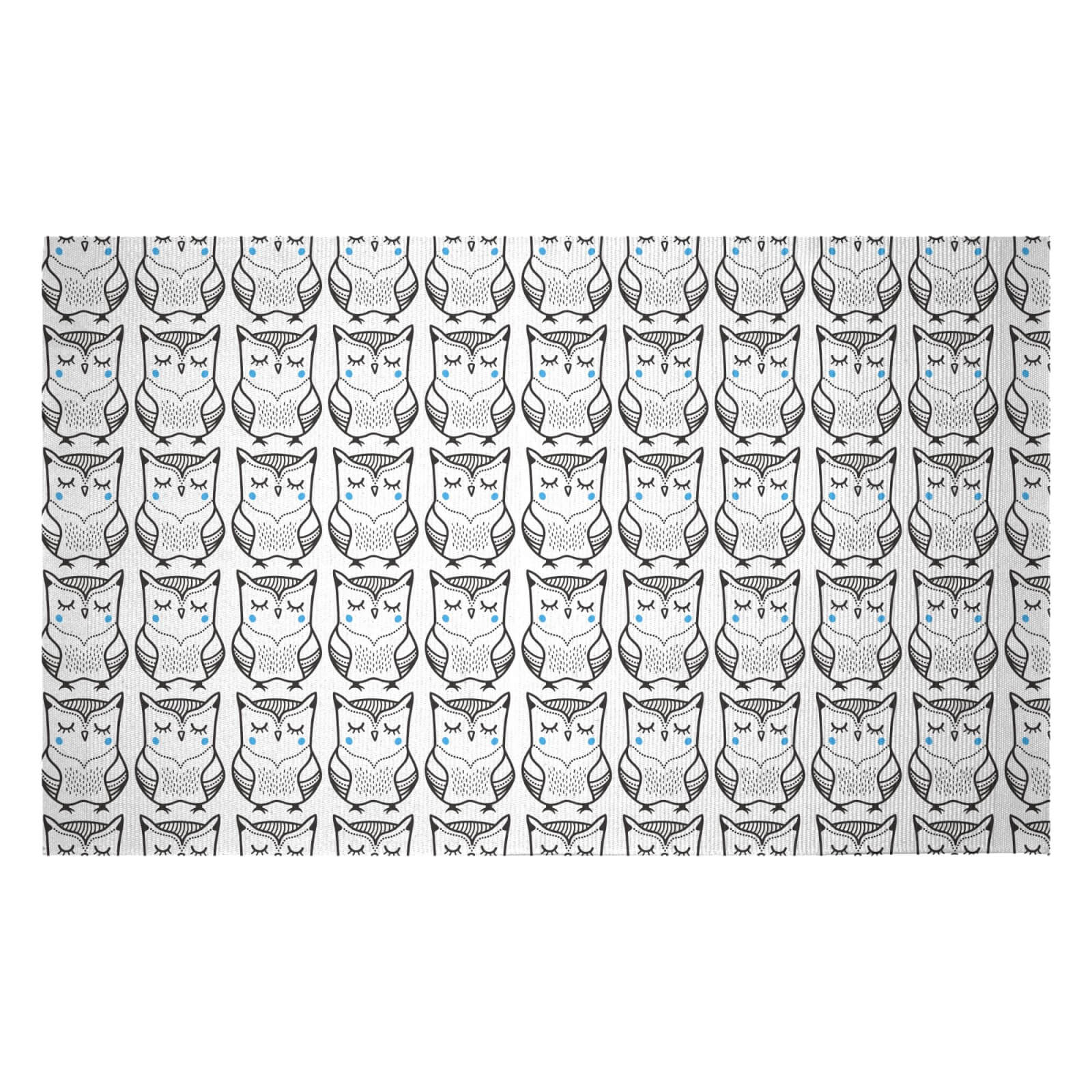 Blushing Owl Woven Rug - Small