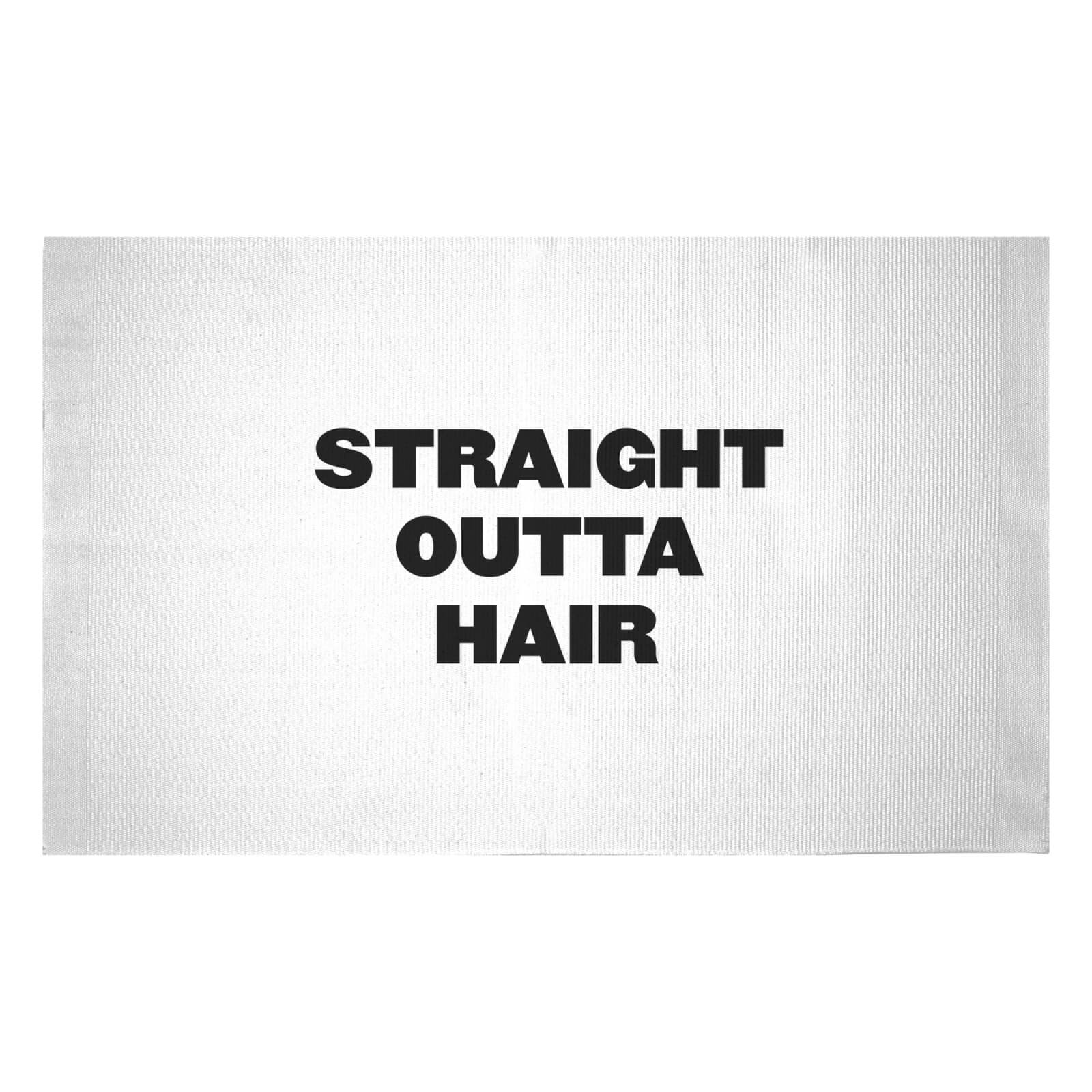 Straight Outta Hair Woven Rug - Small