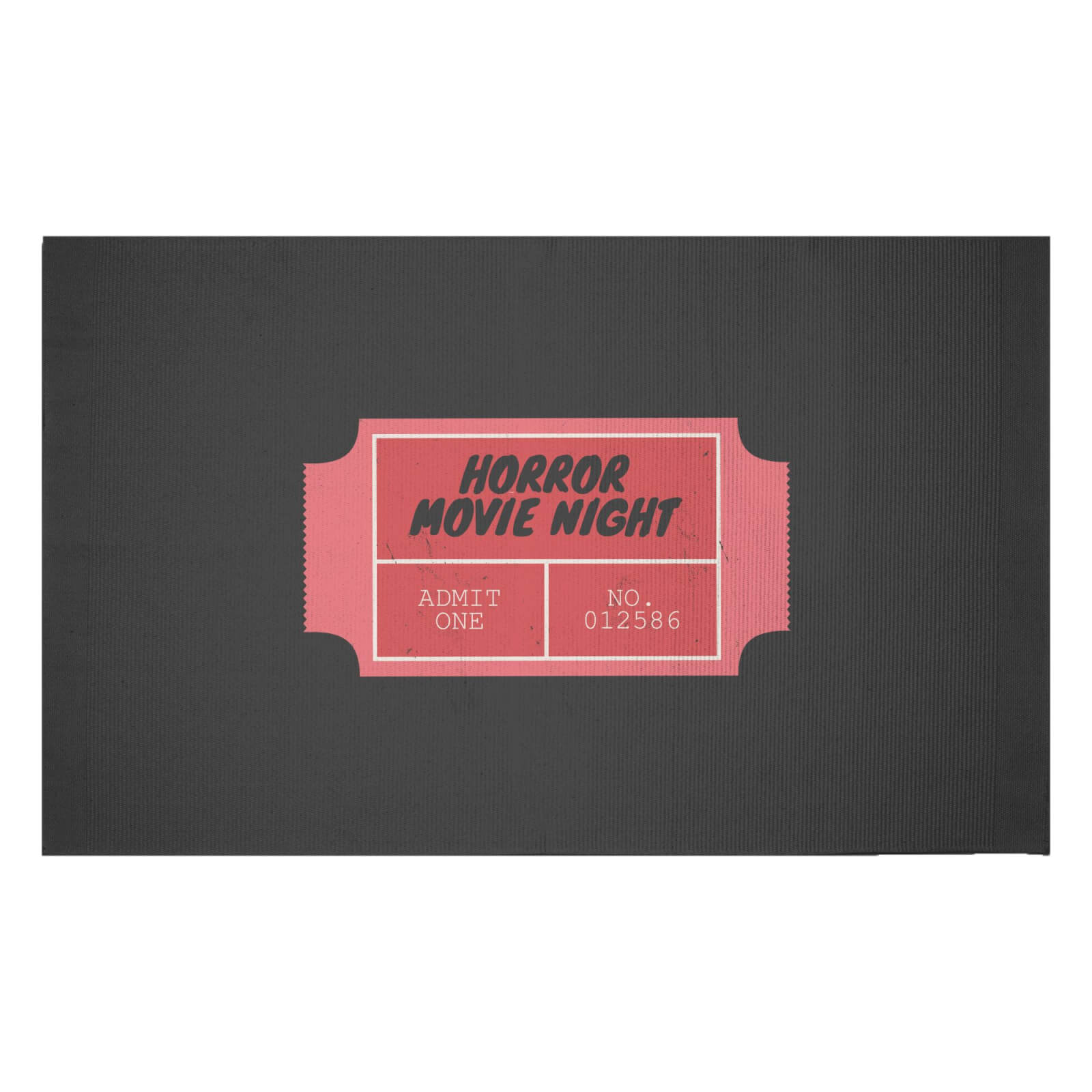 Horror Movie Night Woven Rug - Small