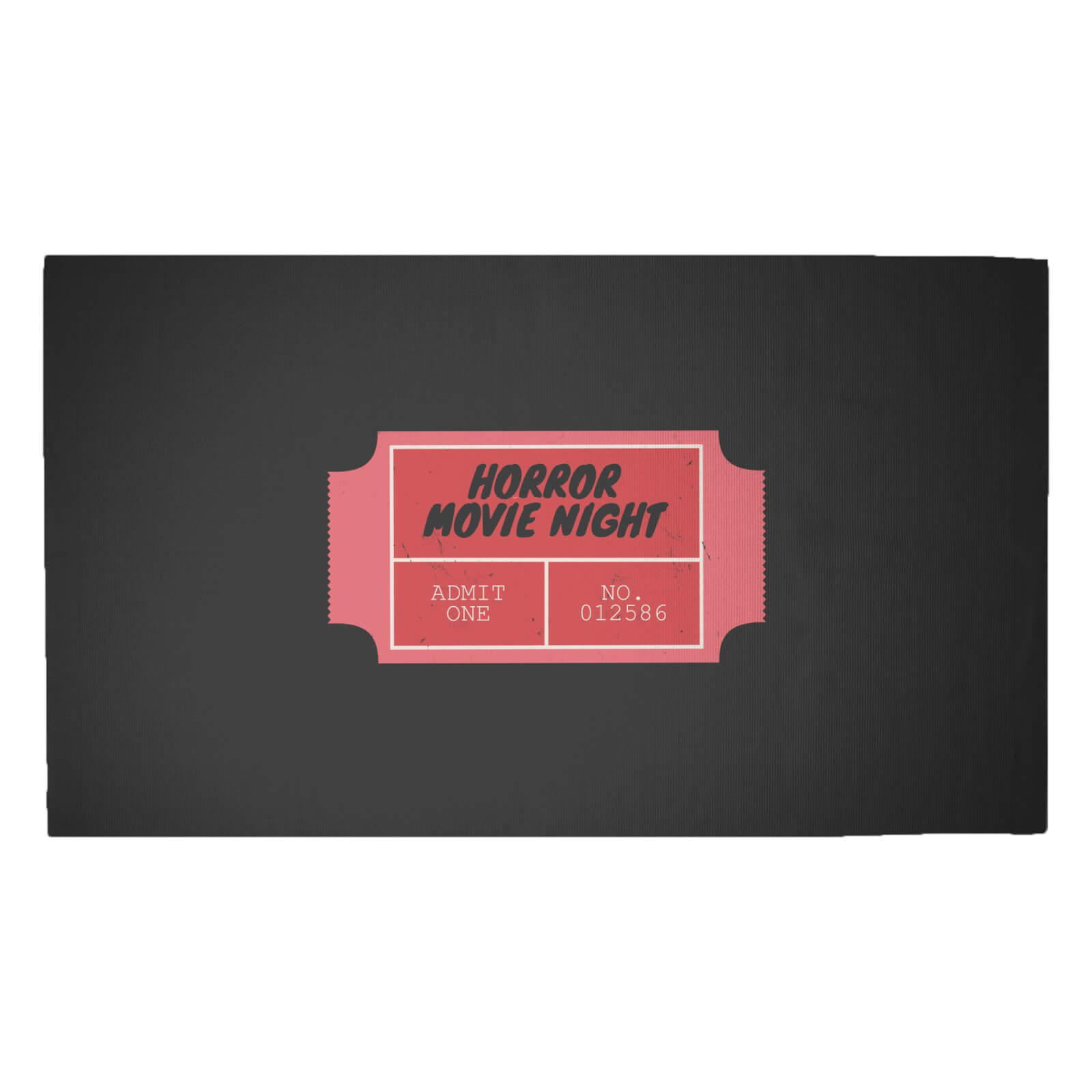 Horror Movie Night Woven Rug - Medium
