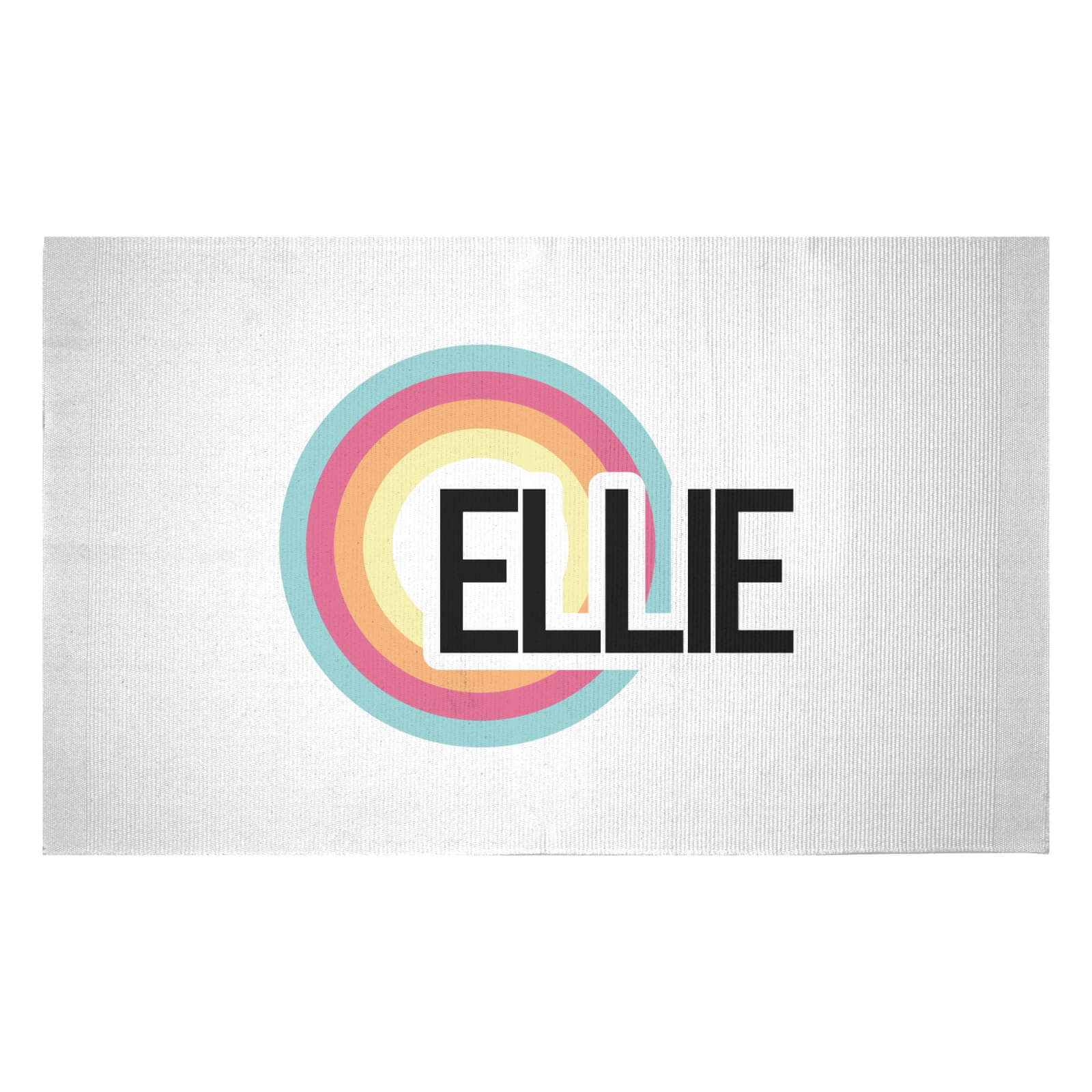 Ellie Rainbow Woven Rug - Small