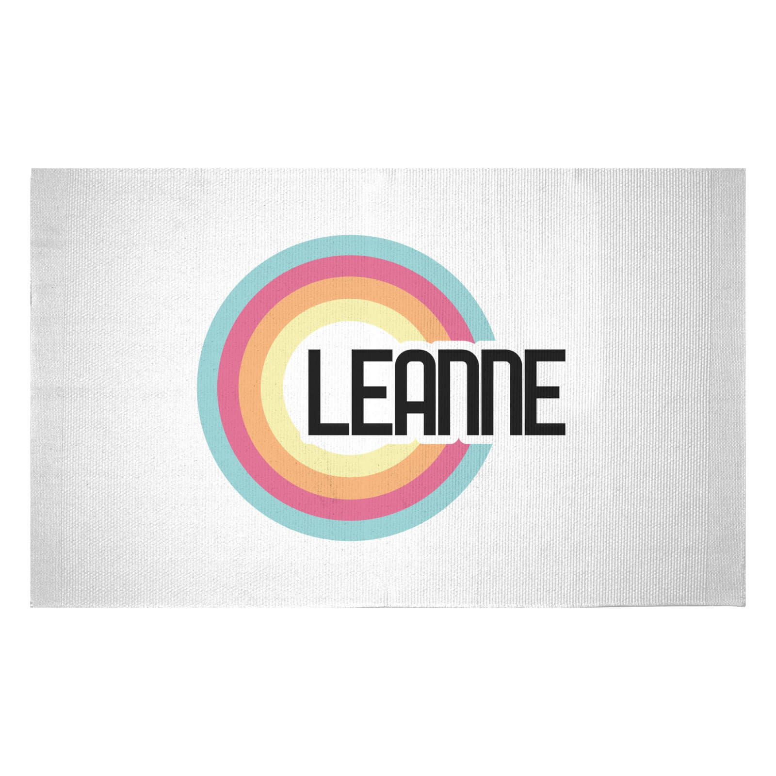 Leanne Rainbow Woven Rug - Small