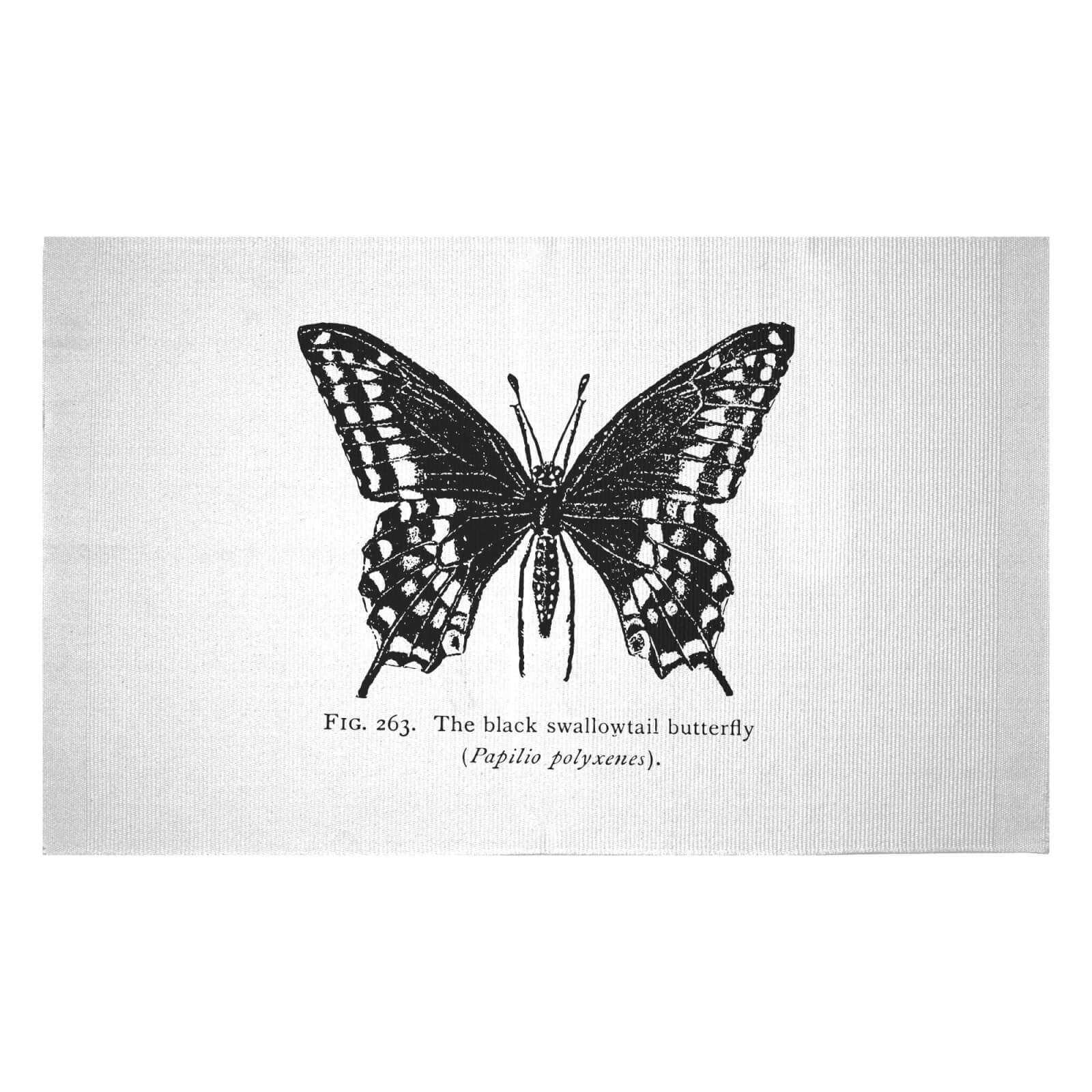 Butterfly Fig. Woven Rug - Small
