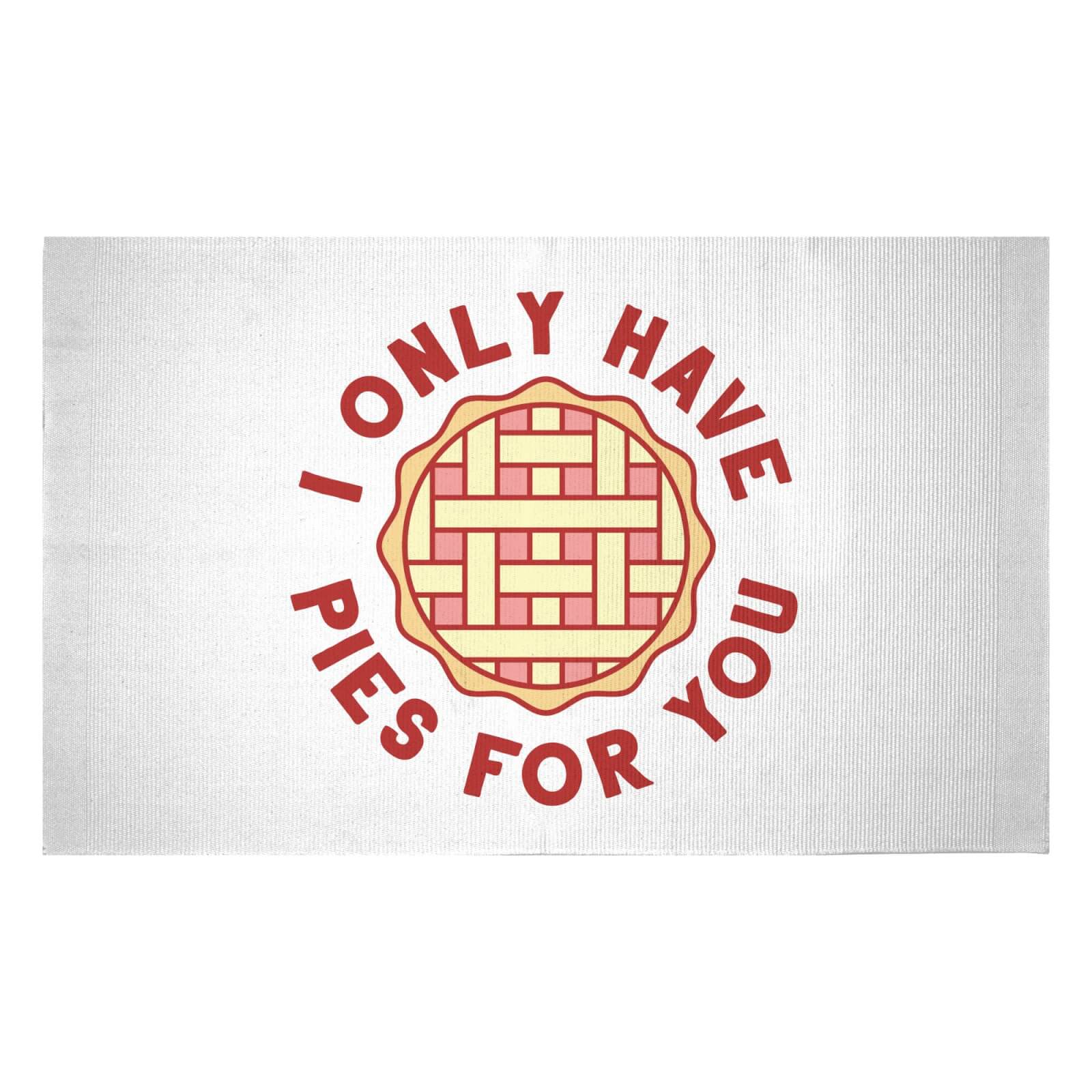 I Only Have Pies For You Woven Rug - Small