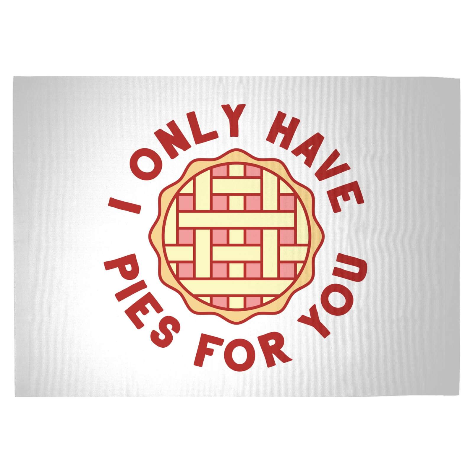 I Only Have Pies For You Woven Rug - Large
