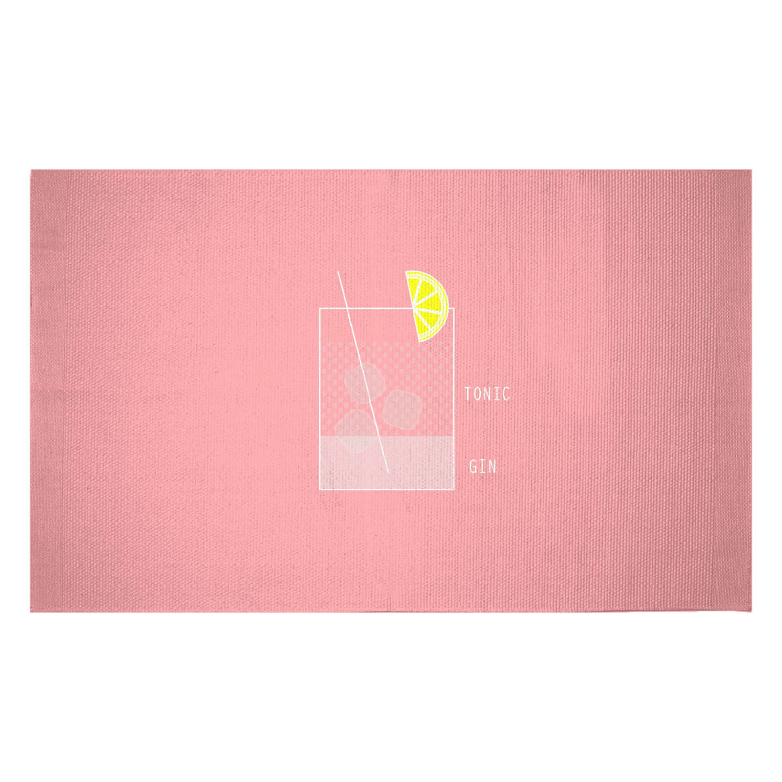 Tonic And Gin Woven Rug - Small