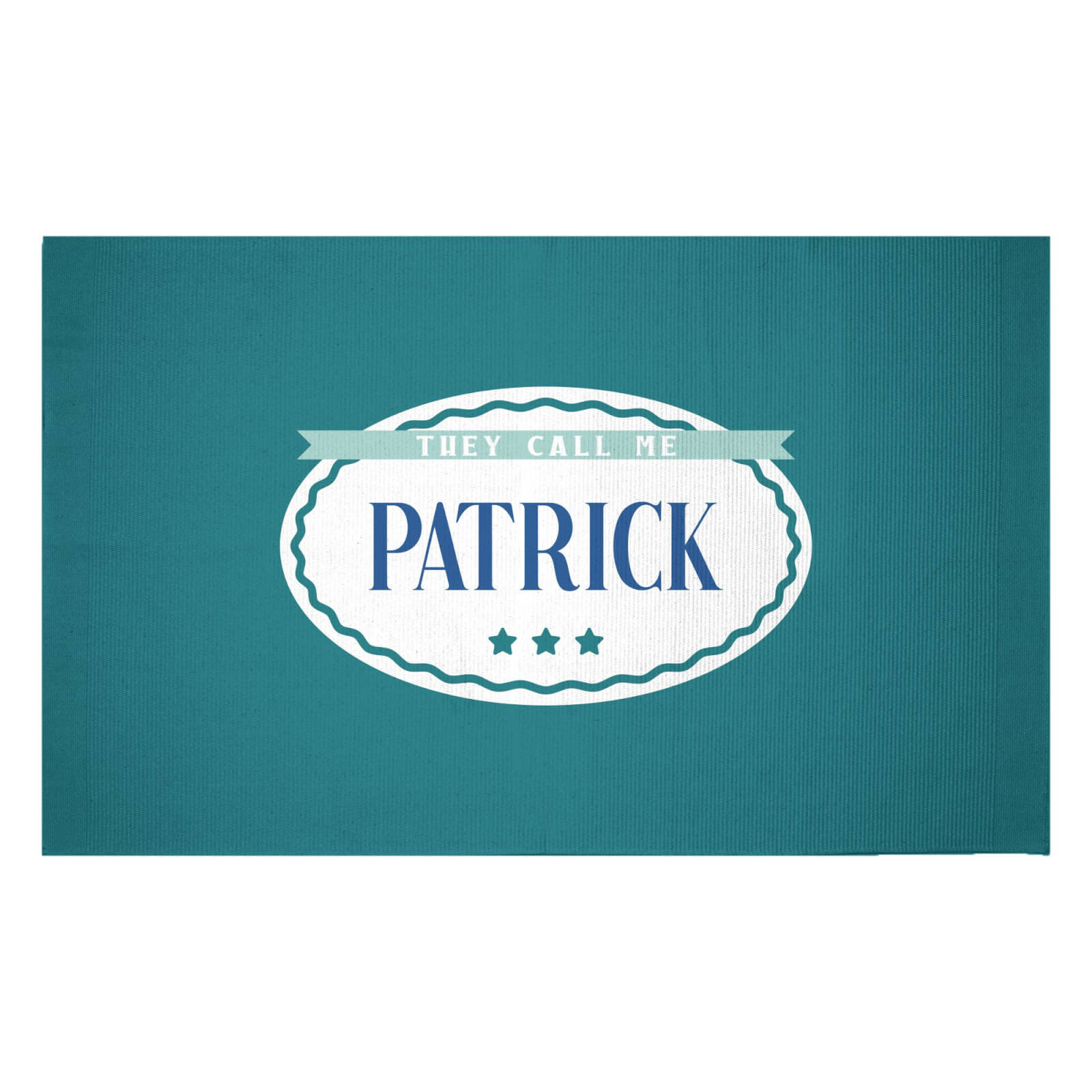 They Call Me Patrick Woven Rug - Small