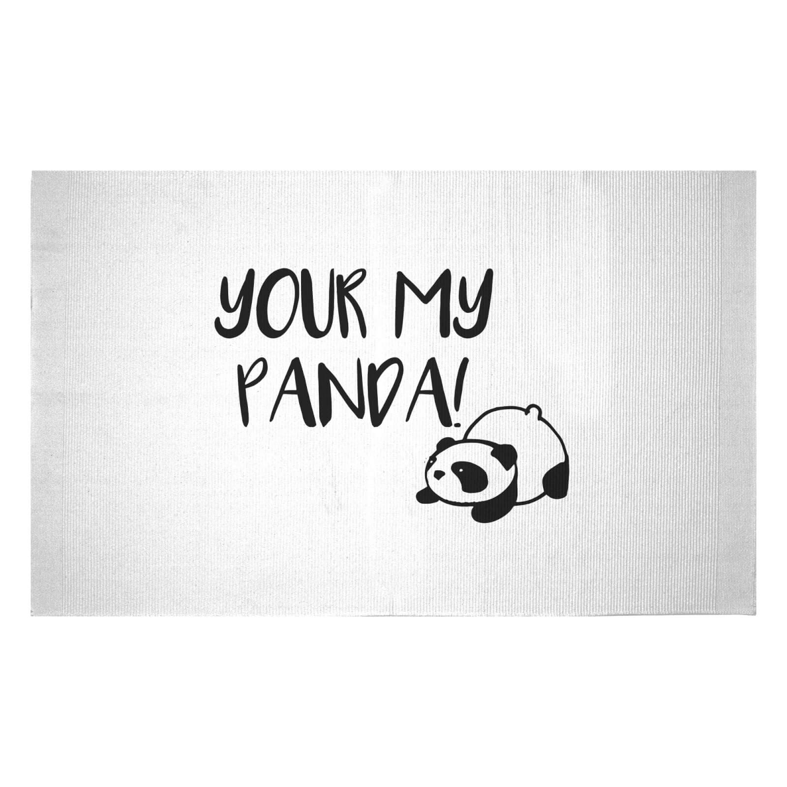 Your My Panda Woven Rug - Small
