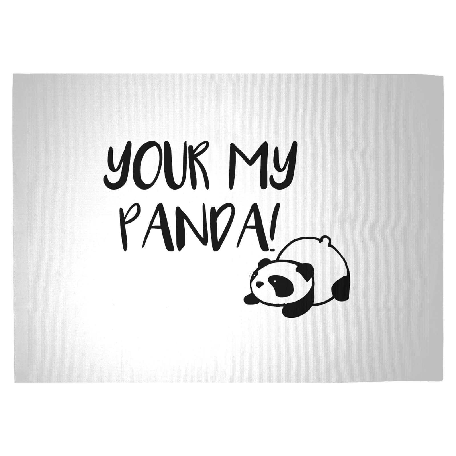 Your My Panda Woven Rug - Large