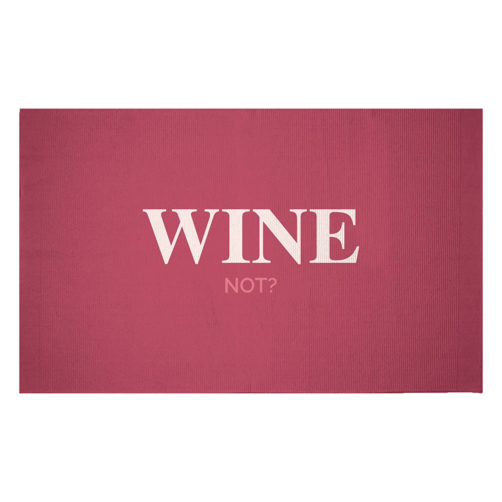 Wine Not? Woven Rug - Small