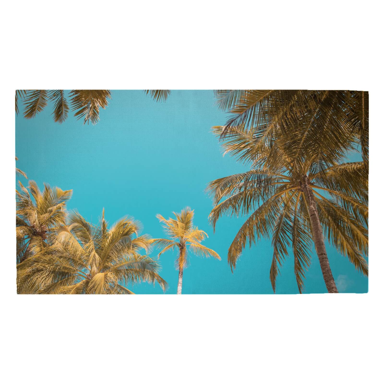 Palm Trees Woven Rug - Medium