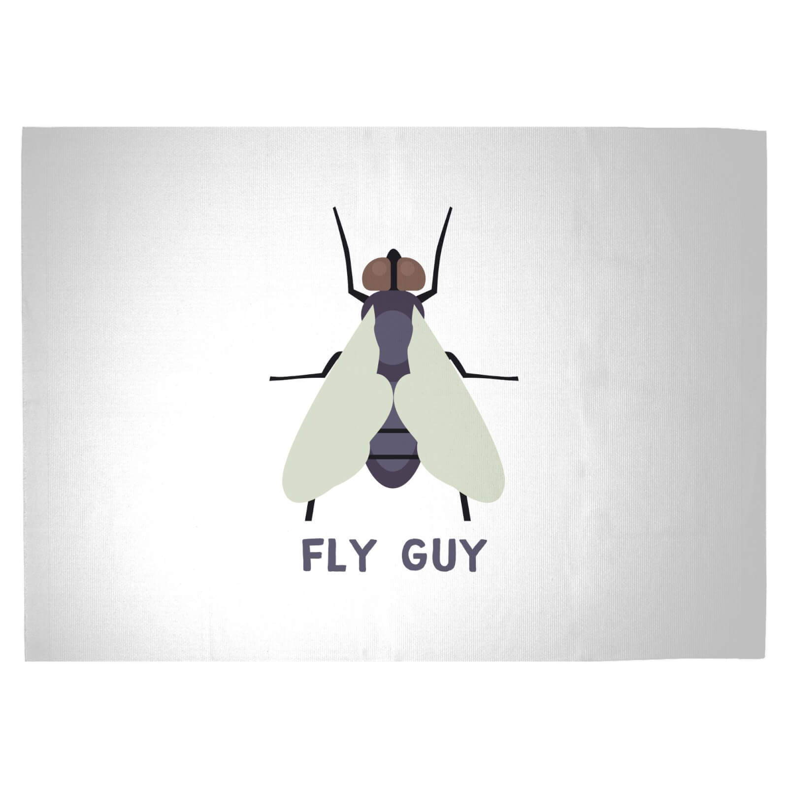 Fly Guy Woven Rug - Large