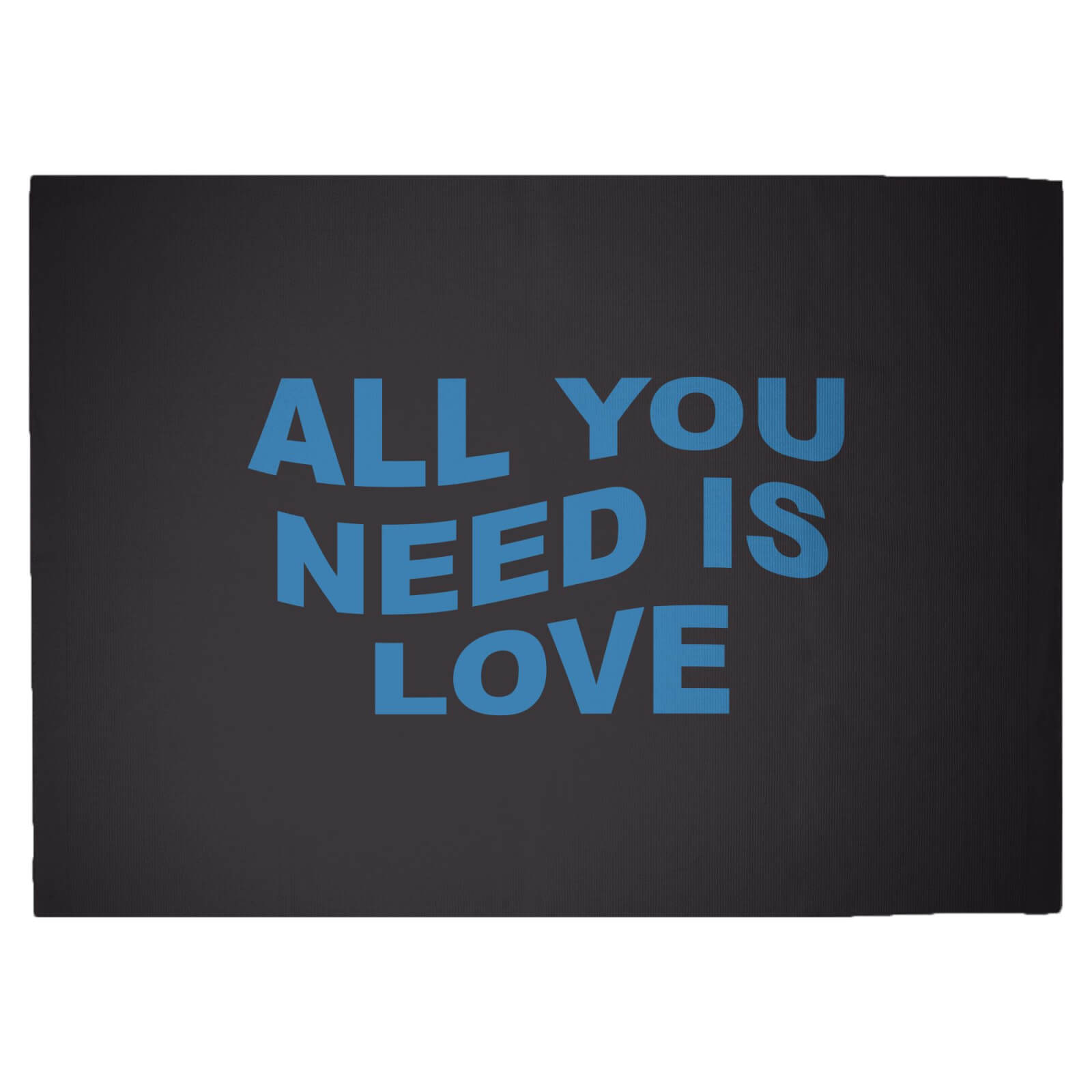 All You Need Is Love Woven Rug - Large
